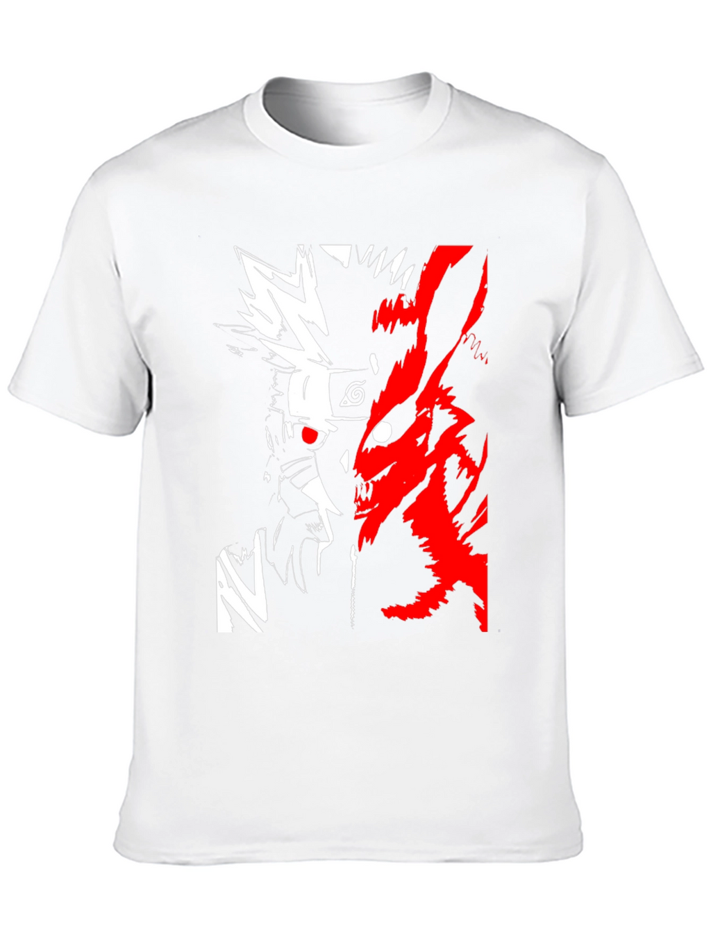Naruto & Kurama Black Graphic T-Shirt