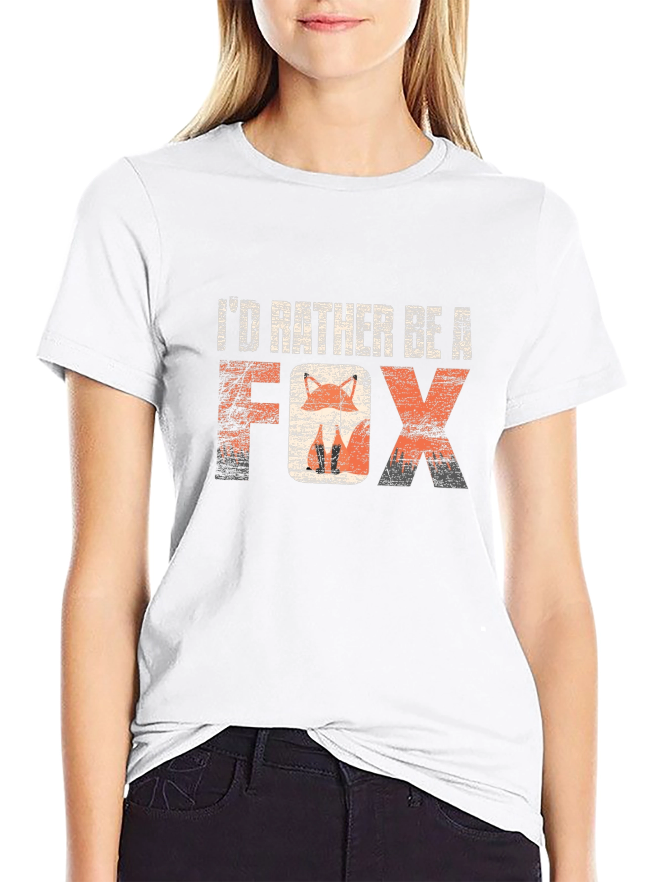Id Rather Be A Fox Graphic T-Shirt
