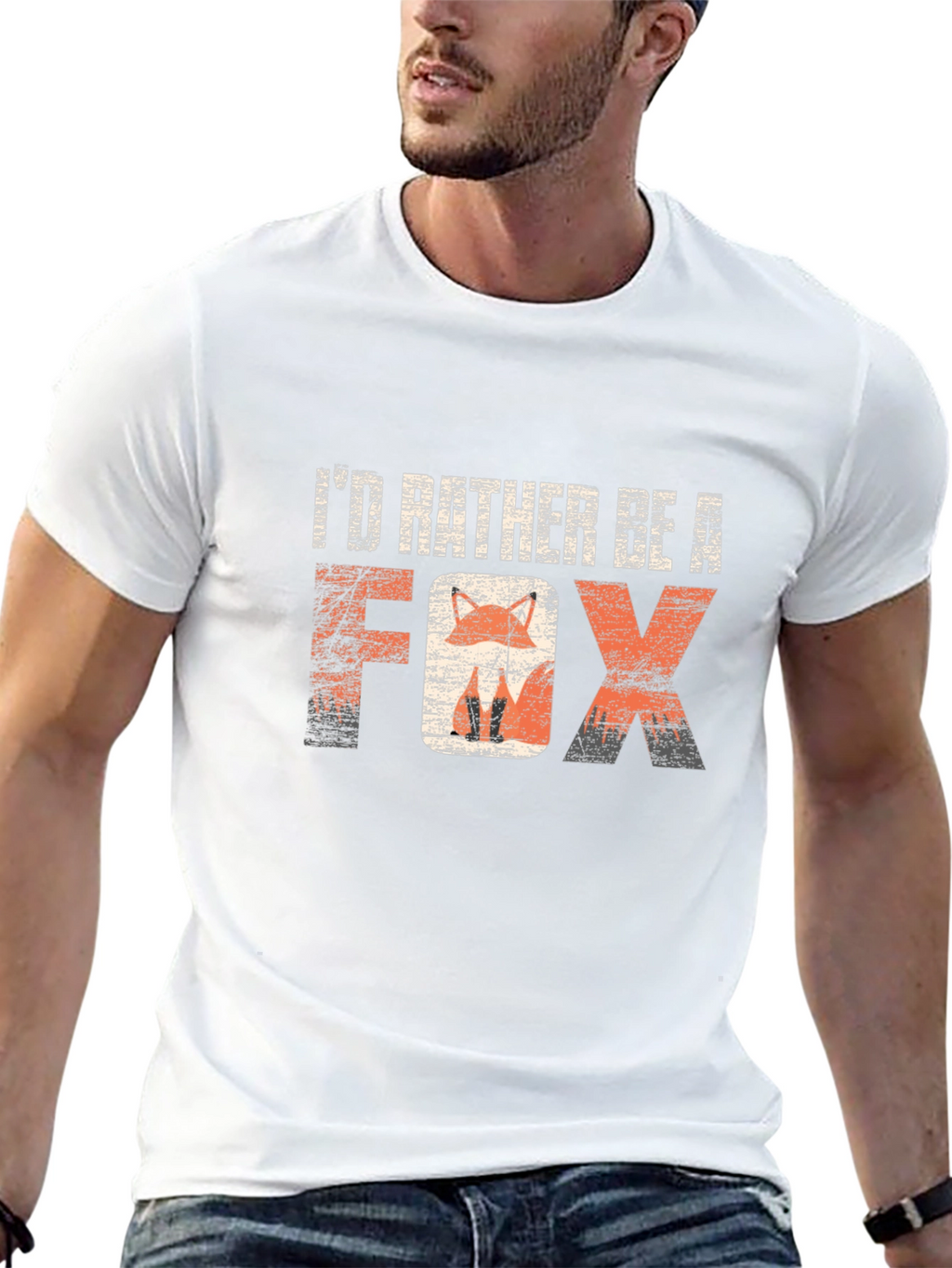 Id Rather Be A Fox Graphic T-Shirt