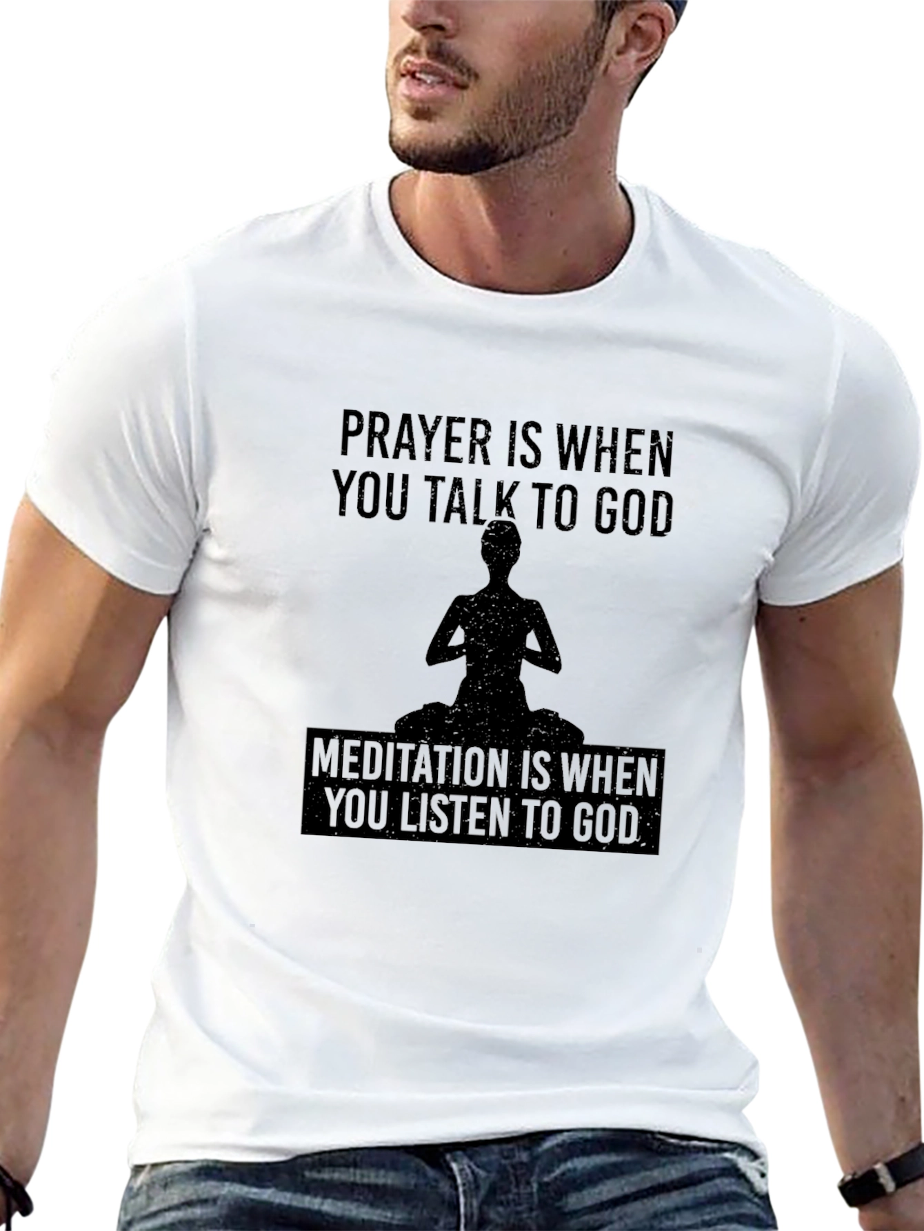 Prayer and Meditation Graphic Tee
