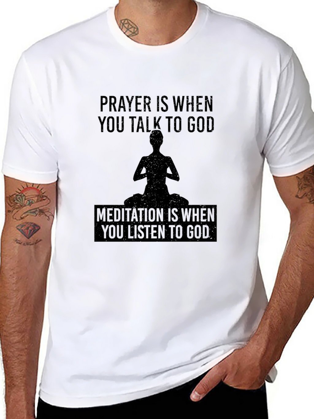 Prayer and Meditation Graphic Tee