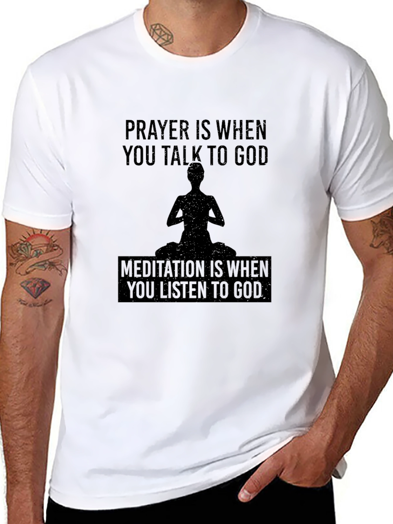 Prayer and Meditation Graphic Tee