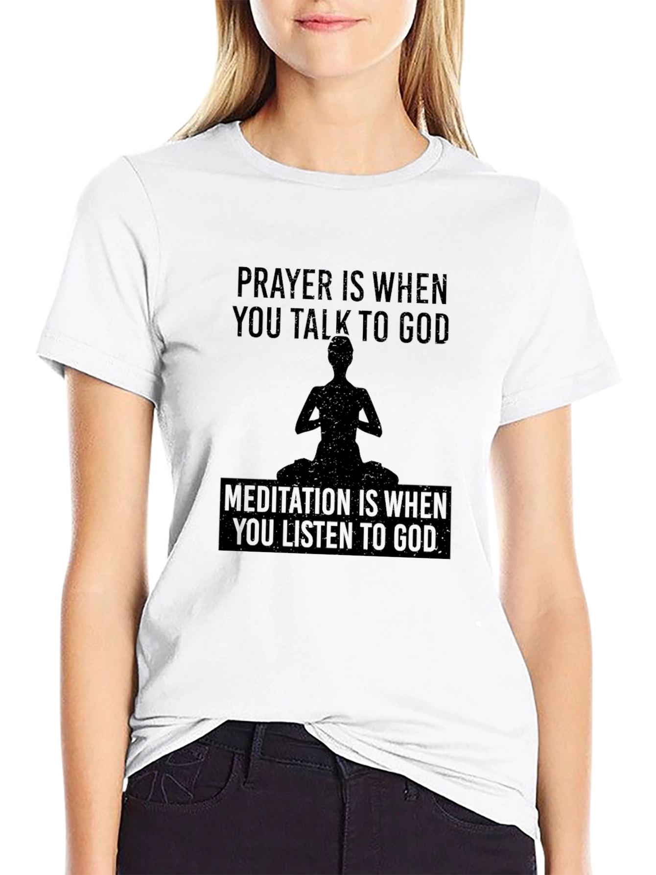 Prayer and Meditation Graphic Tee