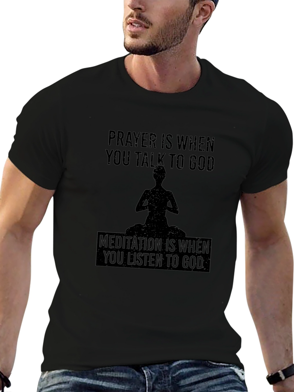 Prayer and Meditation Graphic Tee