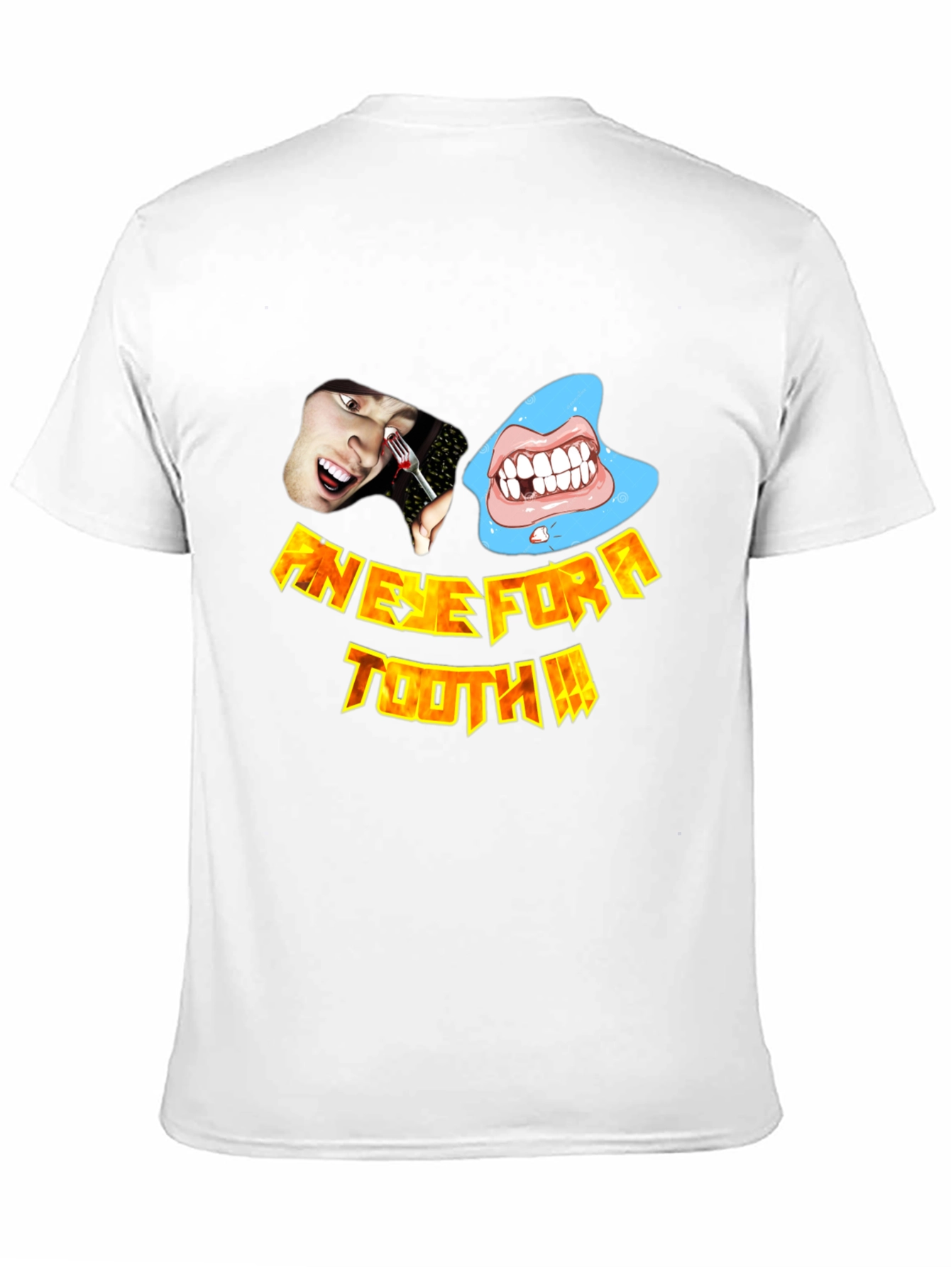An Eye For A Tooth Graphic T-Shirt - Black