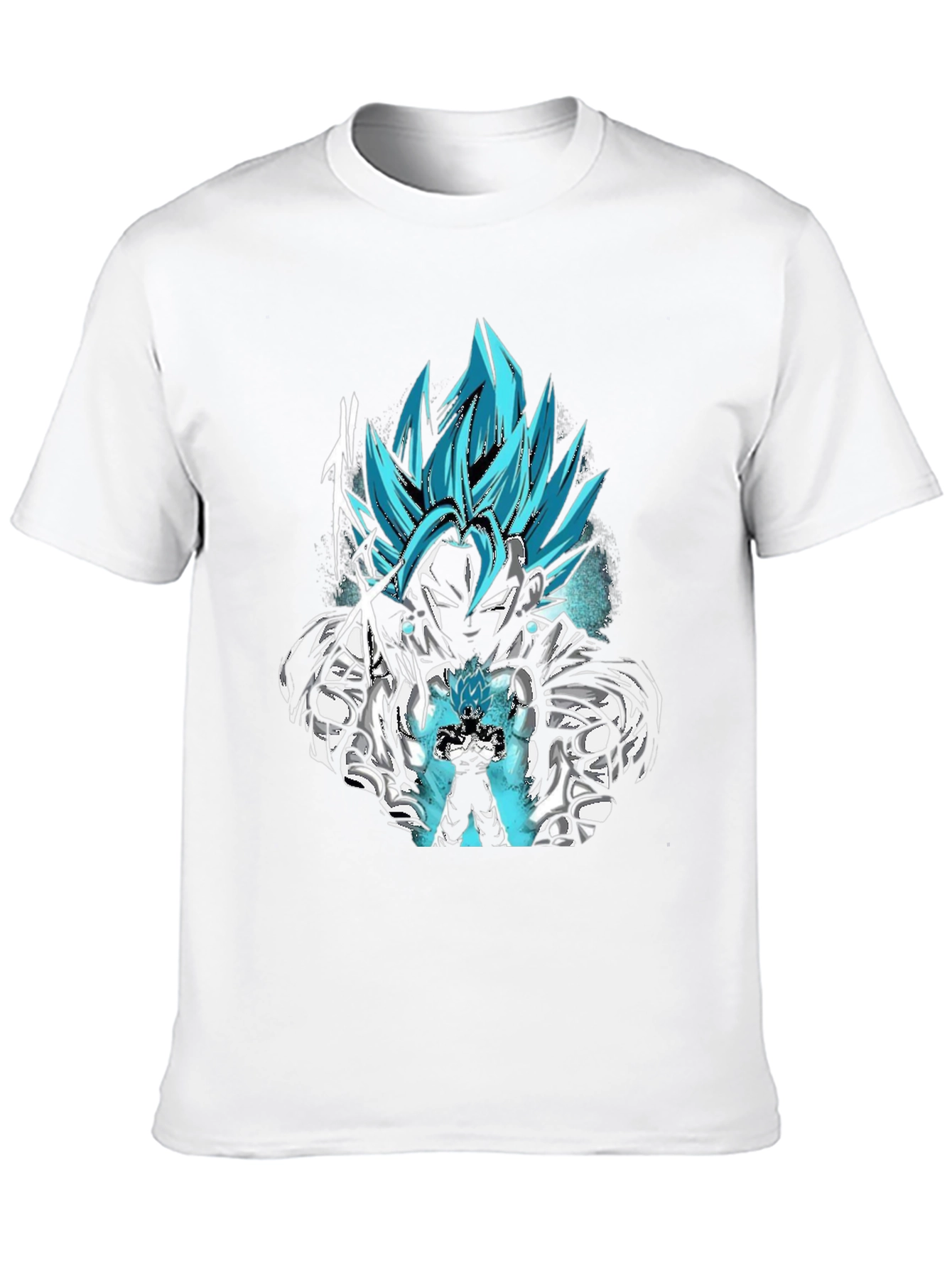 Vegito Blue Anime Graphic Tee - Black