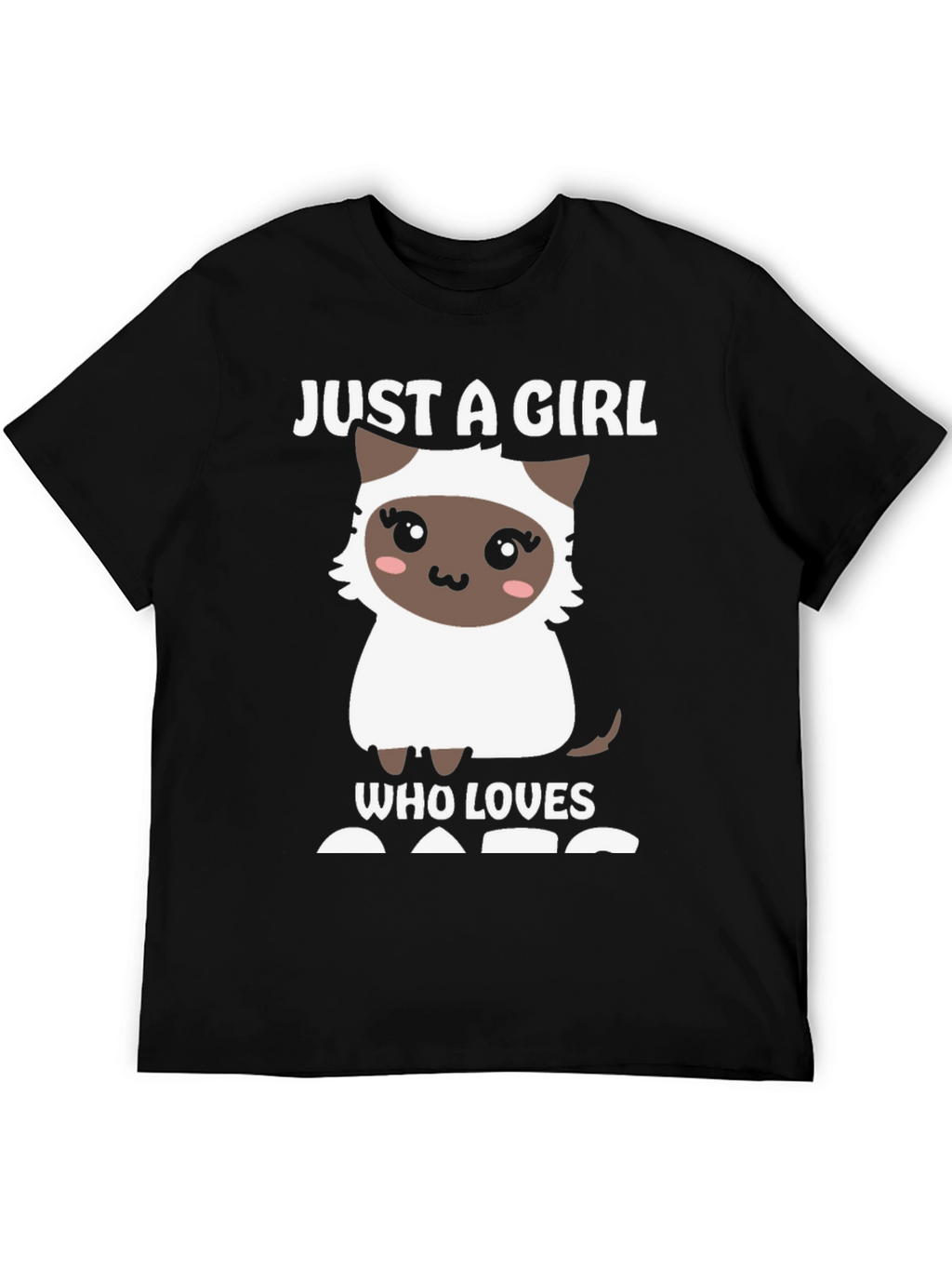 Girl Who Loves Cats T-Shirt