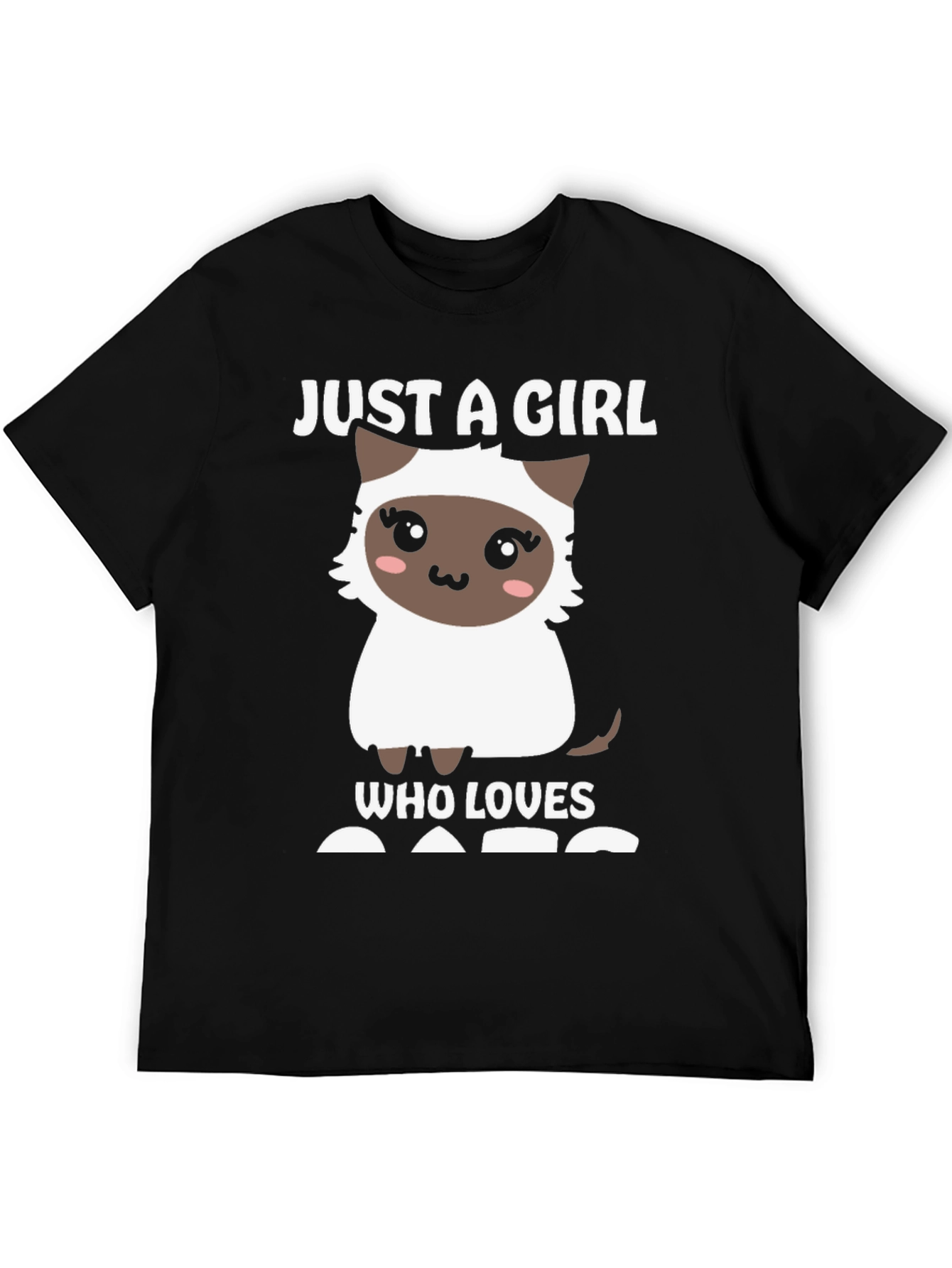 Girl Who Loves Cats T-Shirt