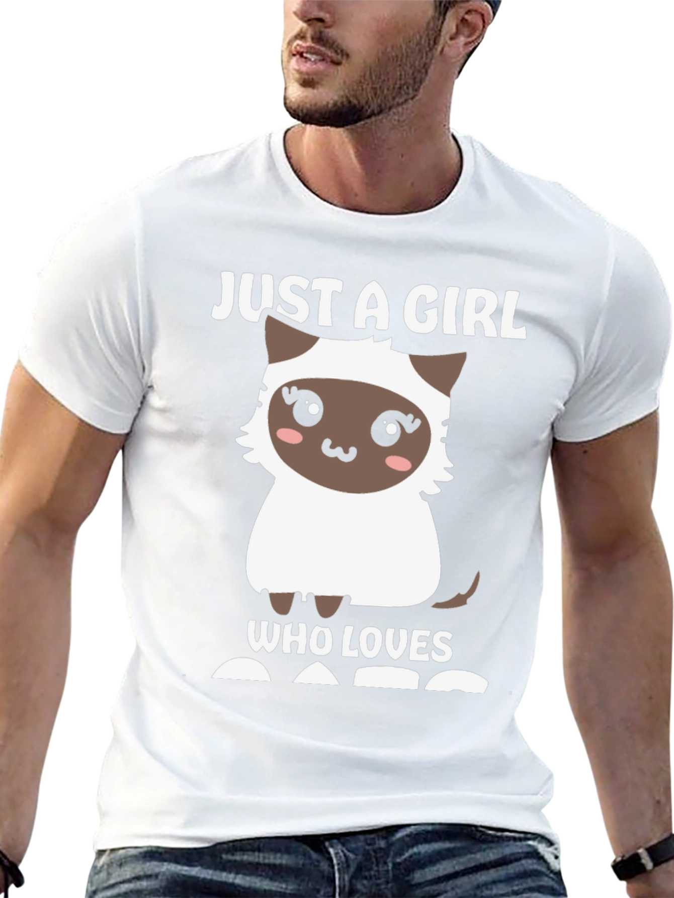 Girl Who Loves Cats T-Shirt
