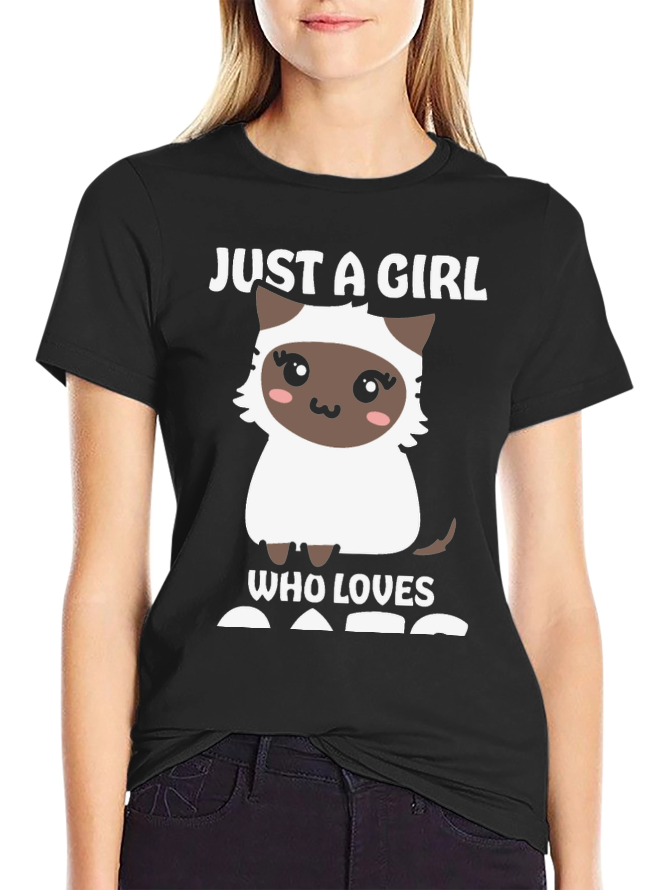 Girl Who Loves Cats T-Shirt