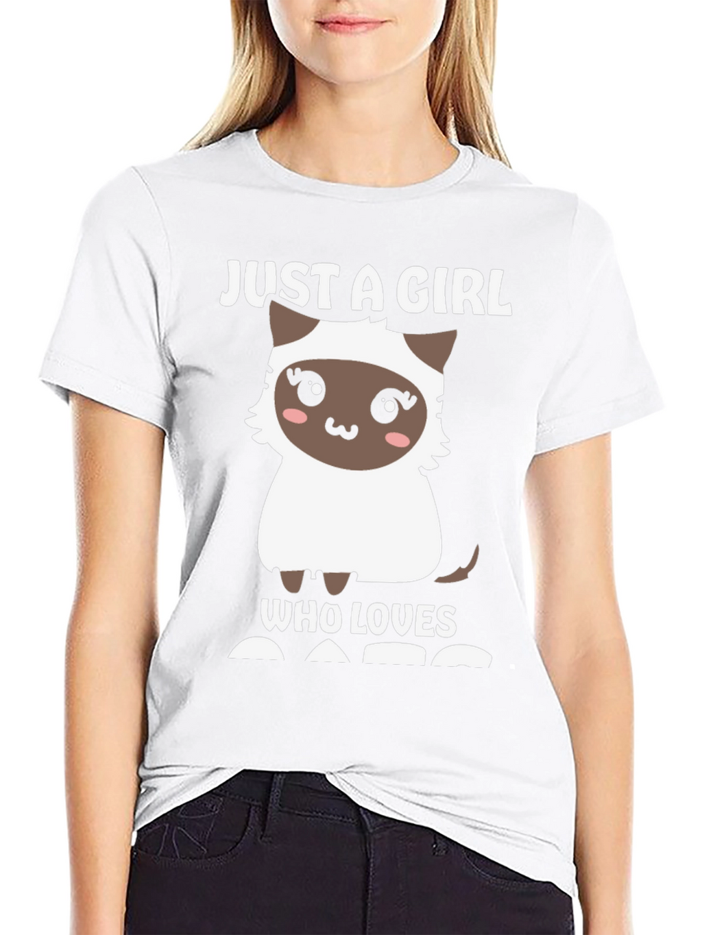 Girl Who Loves Cats T-Shirt
