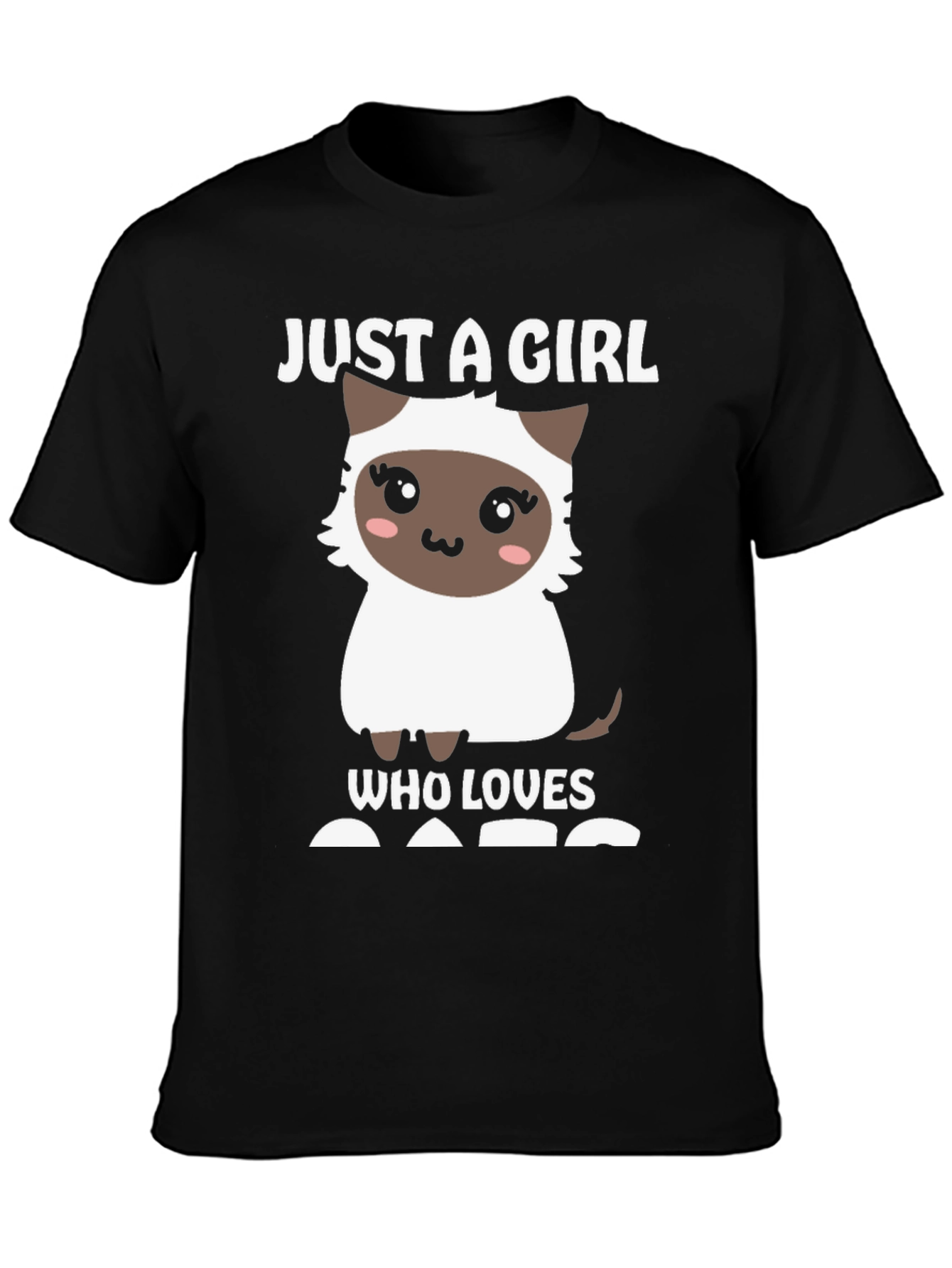 Girl Who Loves Cats T-Shirt