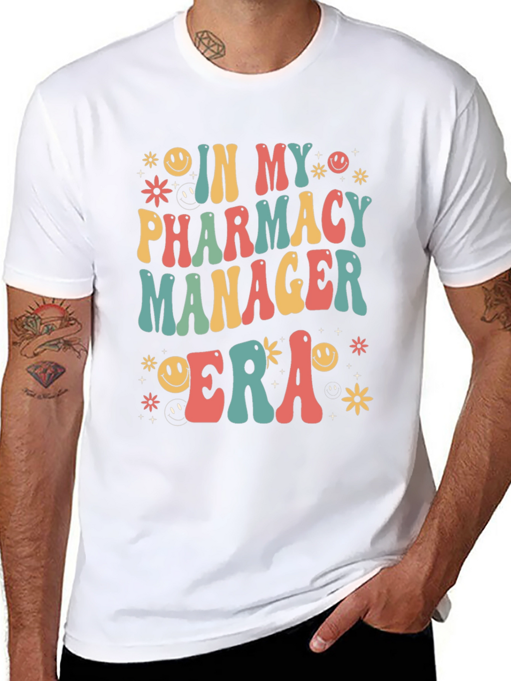 Pharmacy Manager Era T-Shirt - Retro Design