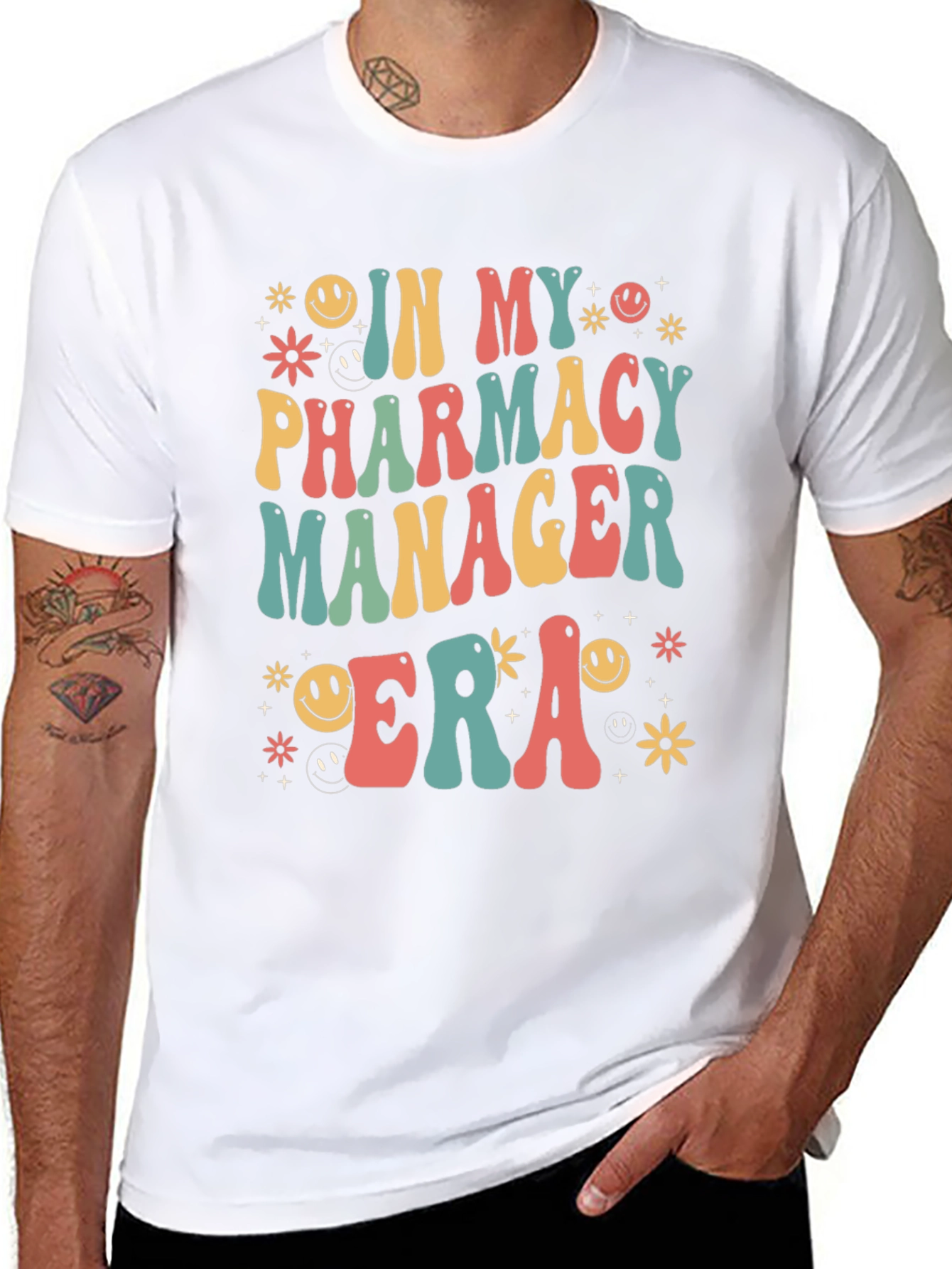 Pharmacy Manager Era T-Shirt - Retro Design