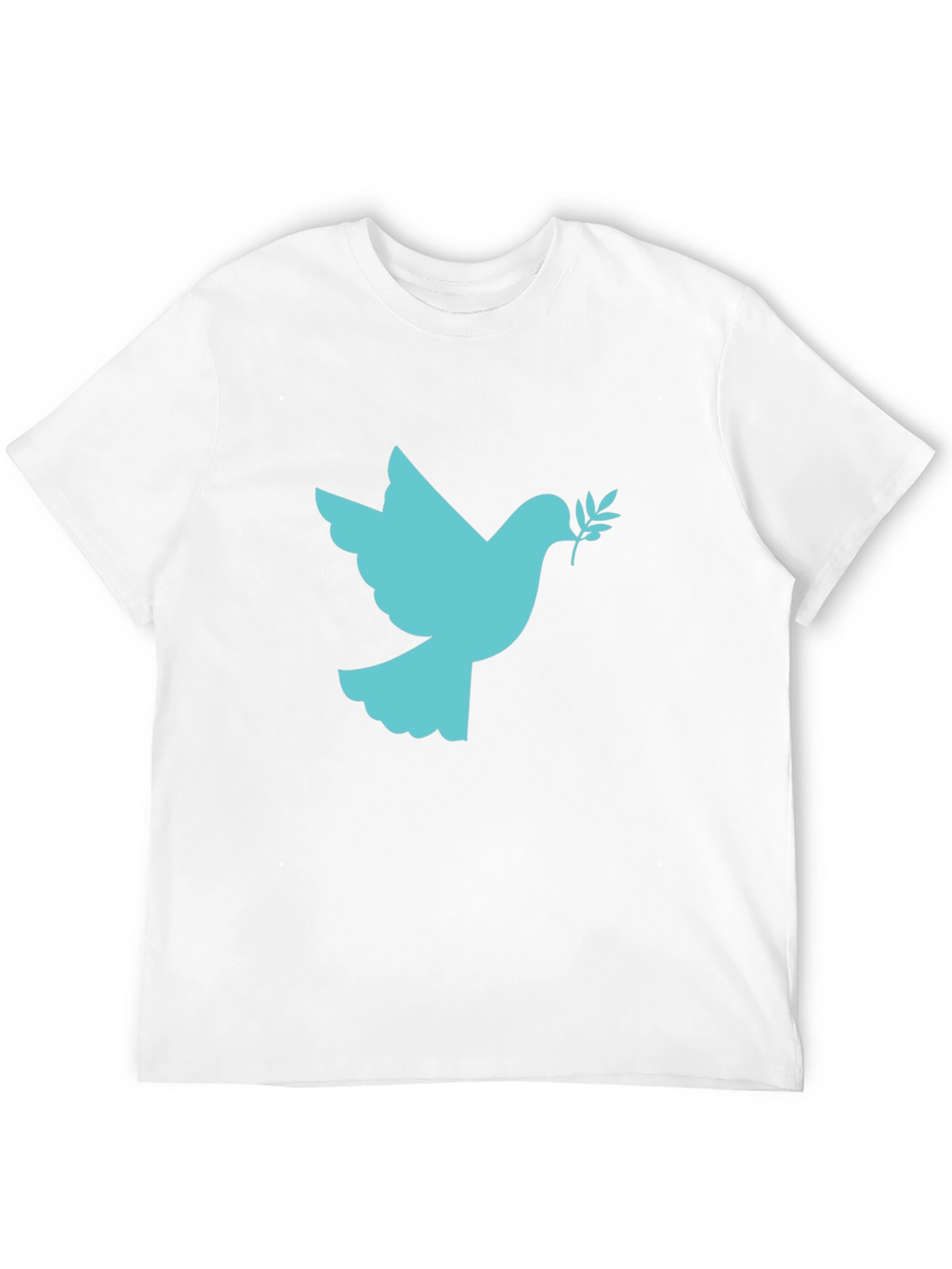 Peace Dove Graphic Black T-Shirt