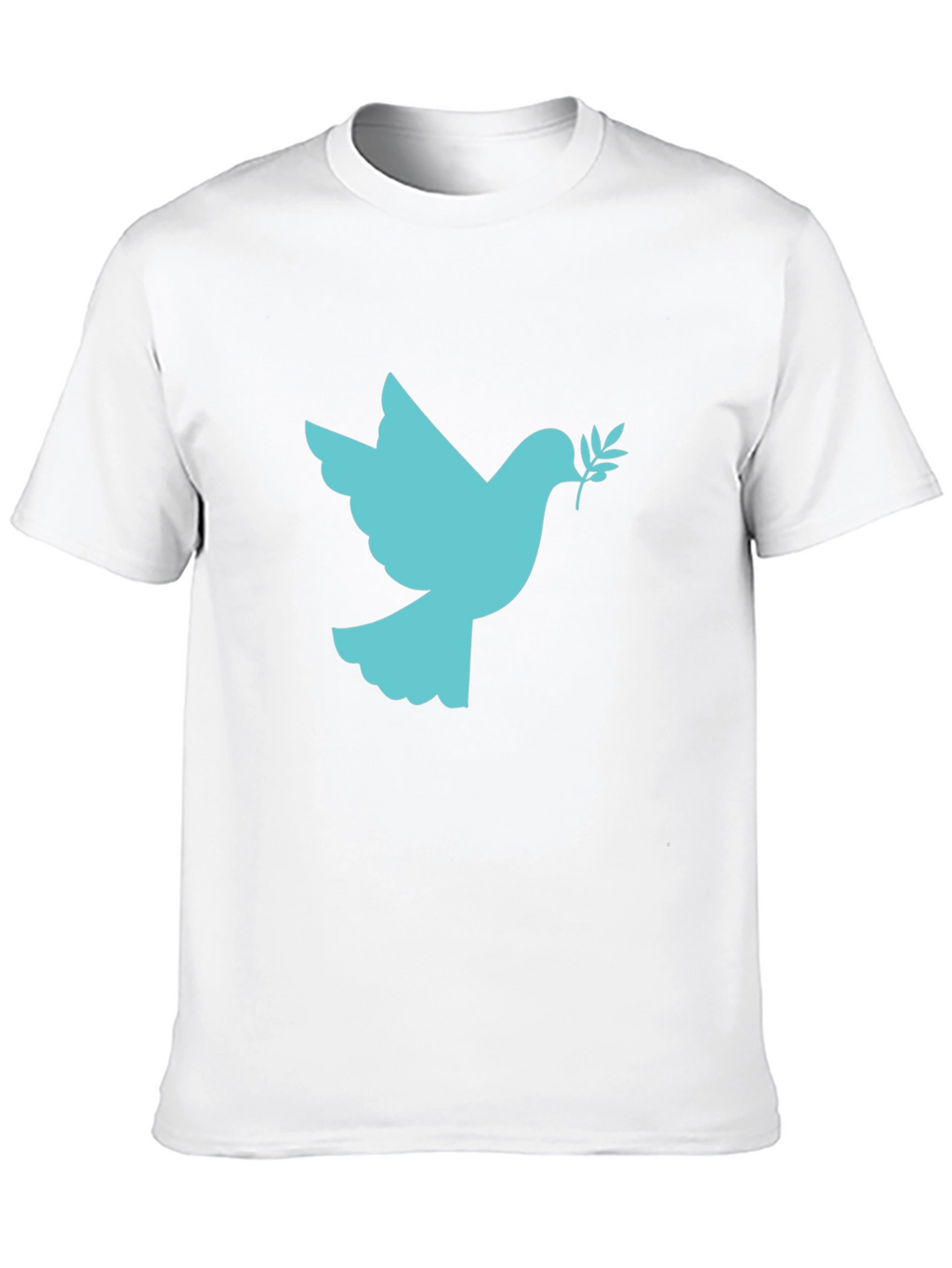 Peace Dove Graphic Black T-Shirt