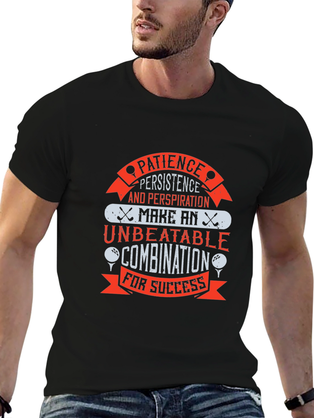 Golf Patience Persistence T-Shirt