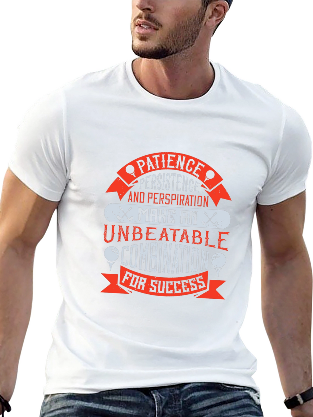 Golf Patience Persistence T-Shirt