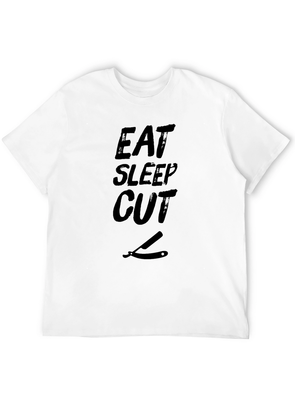 Eat Sleep Cut Barber T-Shirt - Black