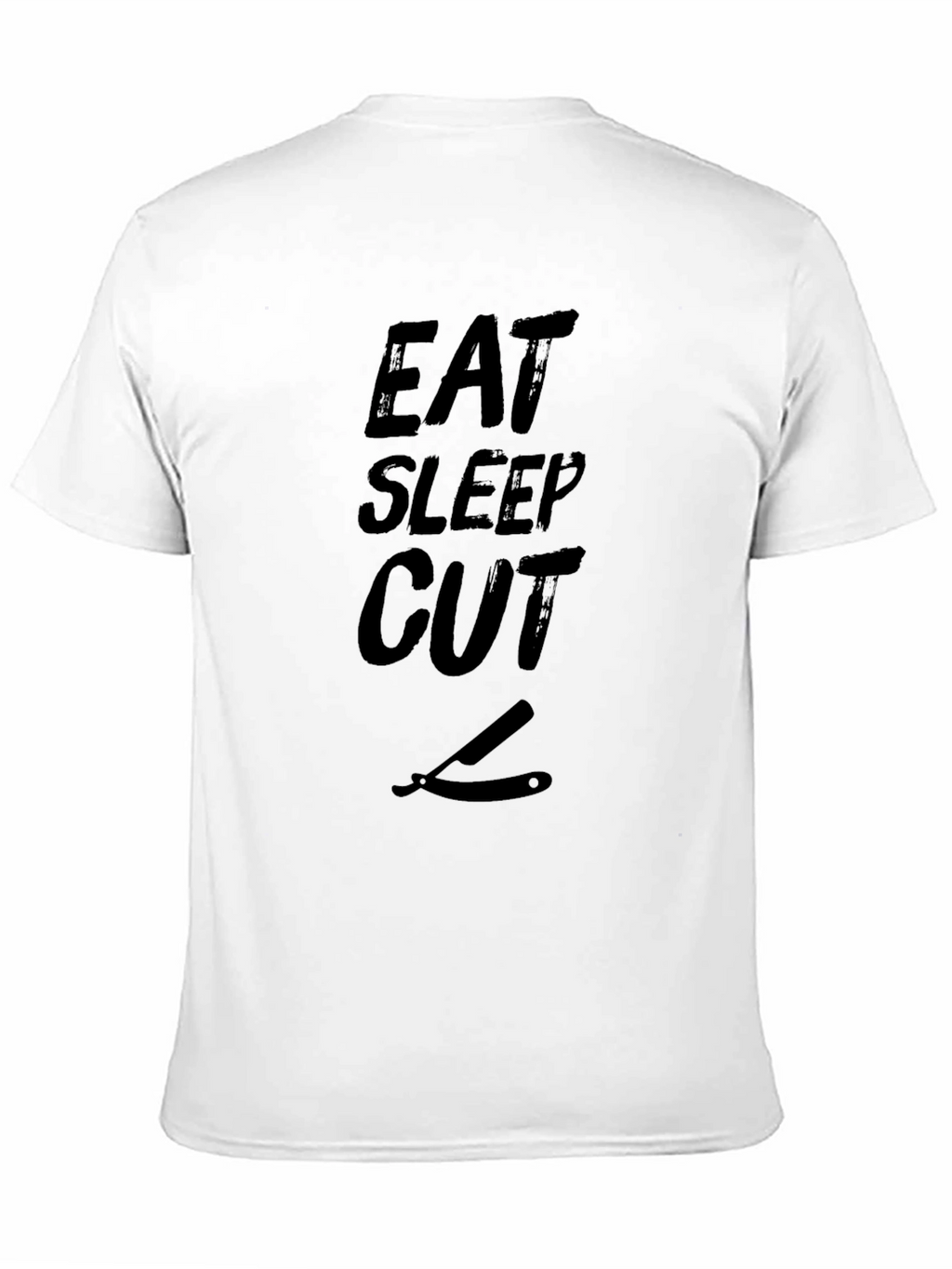 Eat Sleep Cut Barber T-Shirt - Black