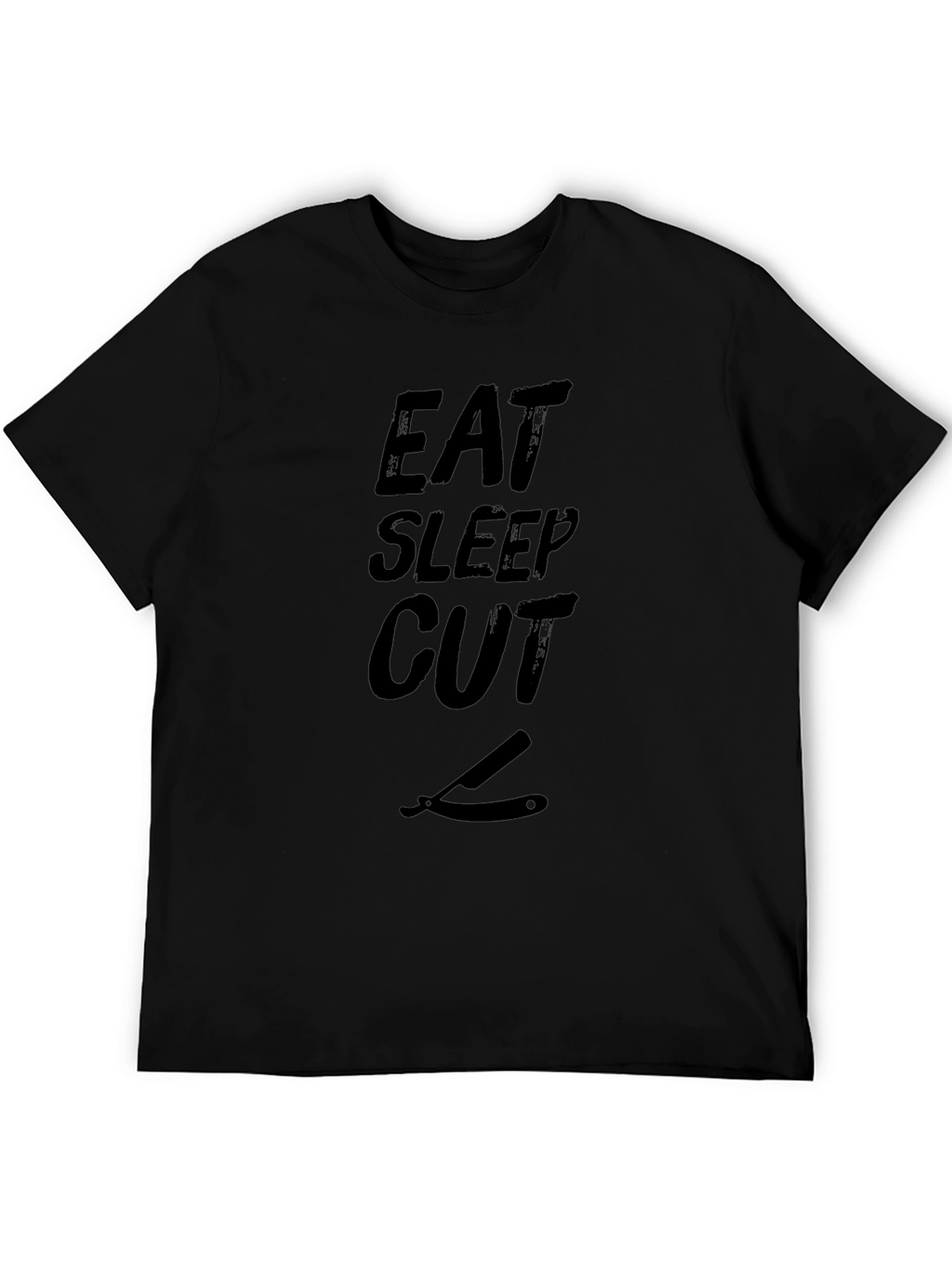 Eat Sleep Cut Barber T-Shirt - Black