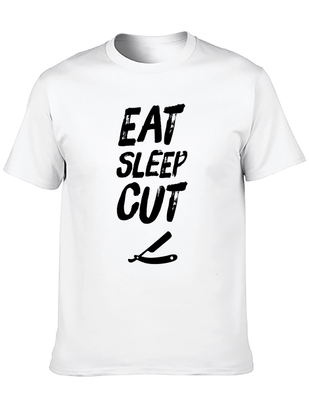 Eat Sleep Cut Barber T-Shirt - Black