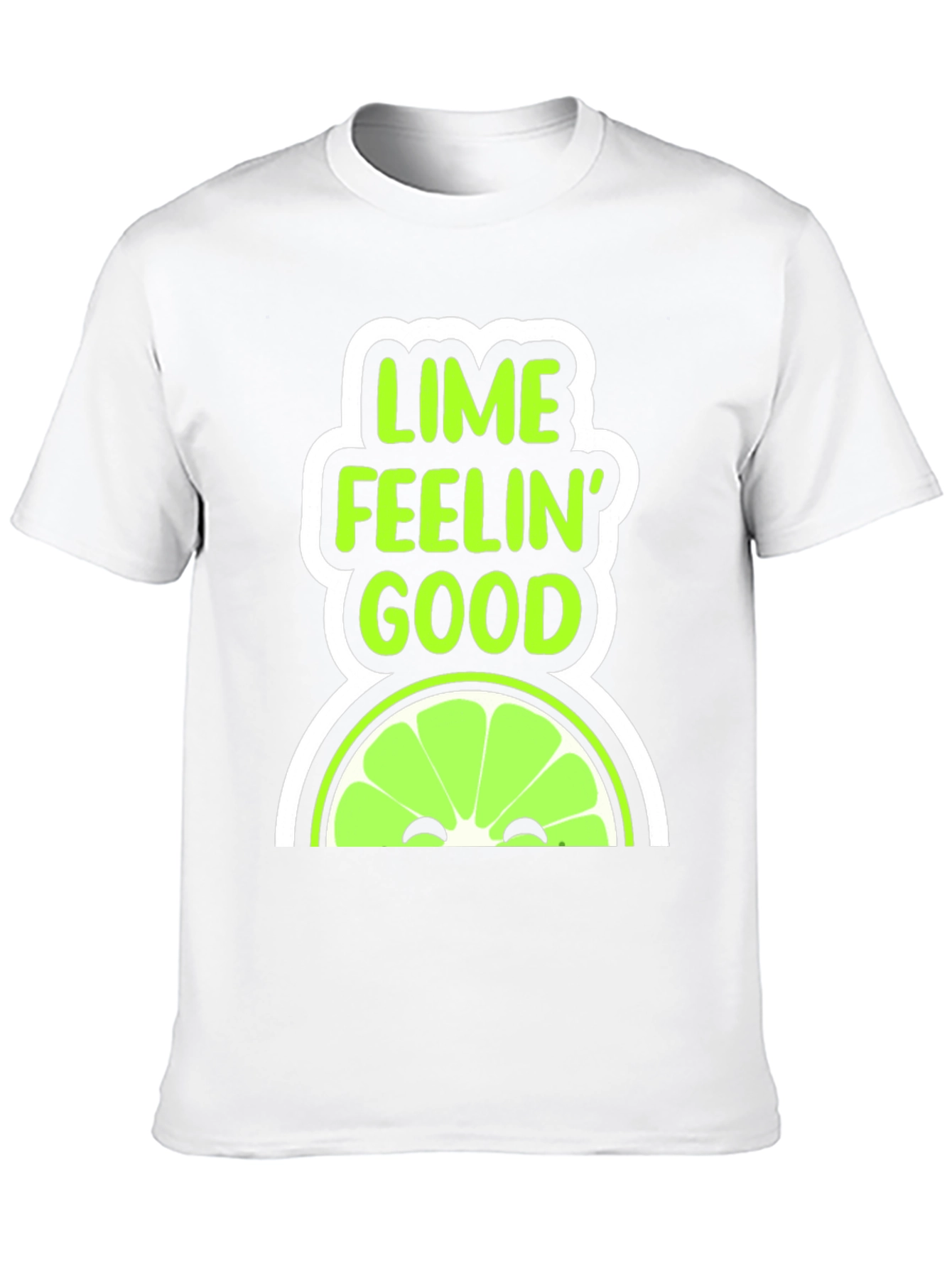 Lime Feelin Good Graphic T-Shirt