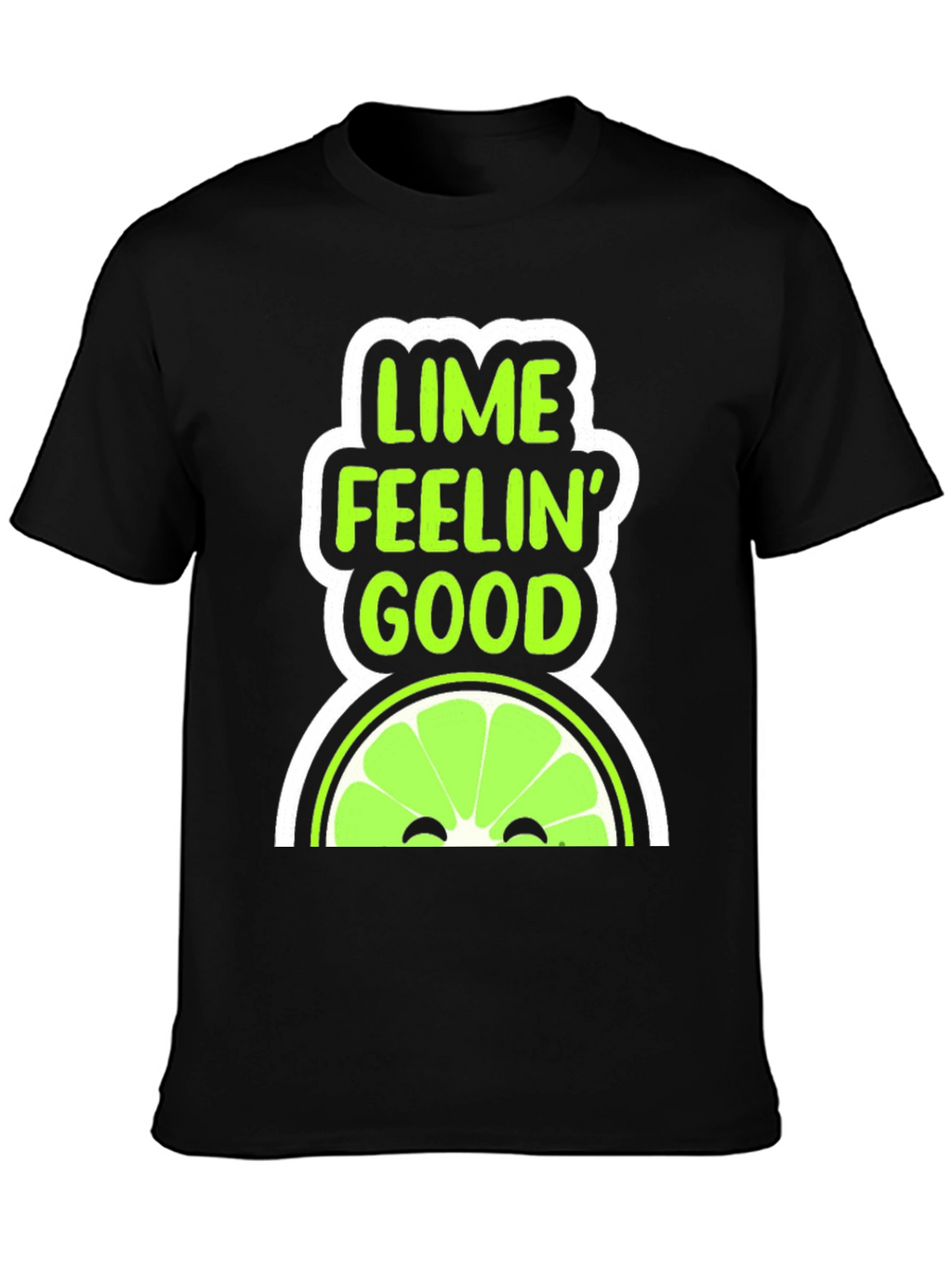 Lime Feelin Good Graphic T-Shirt