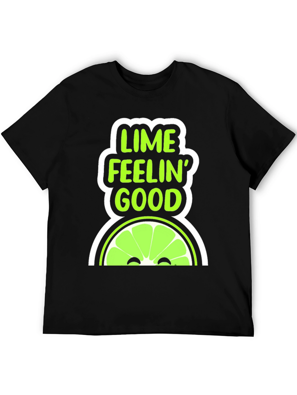 Lime Feelin Good Graphic T-Shirt