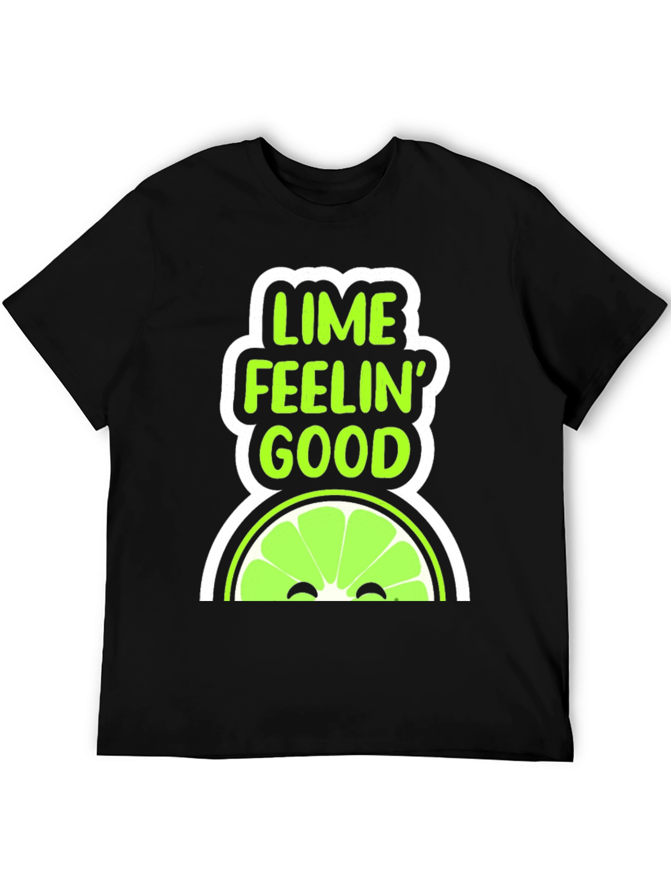 Lime Feelin Good Graphic T-Shirt