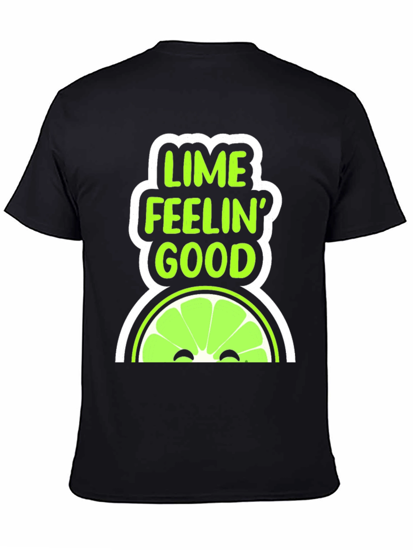 Lime Feelin Good Graphic T-Shirt