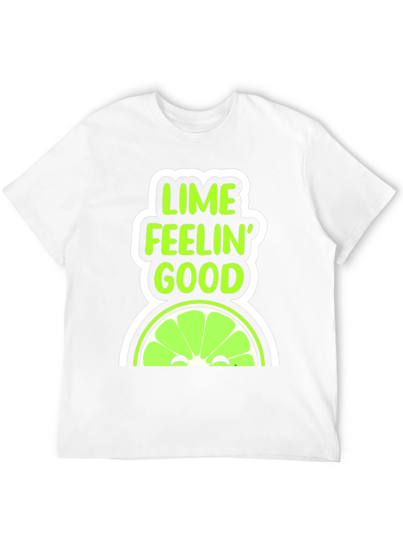 Lime Feelin Good Graphic T-Shirt