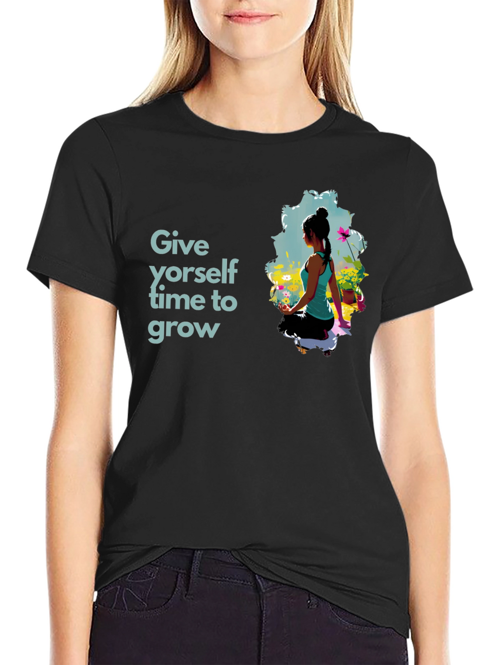 Growth Mindset T-Shirt - Yoga and Inspiration