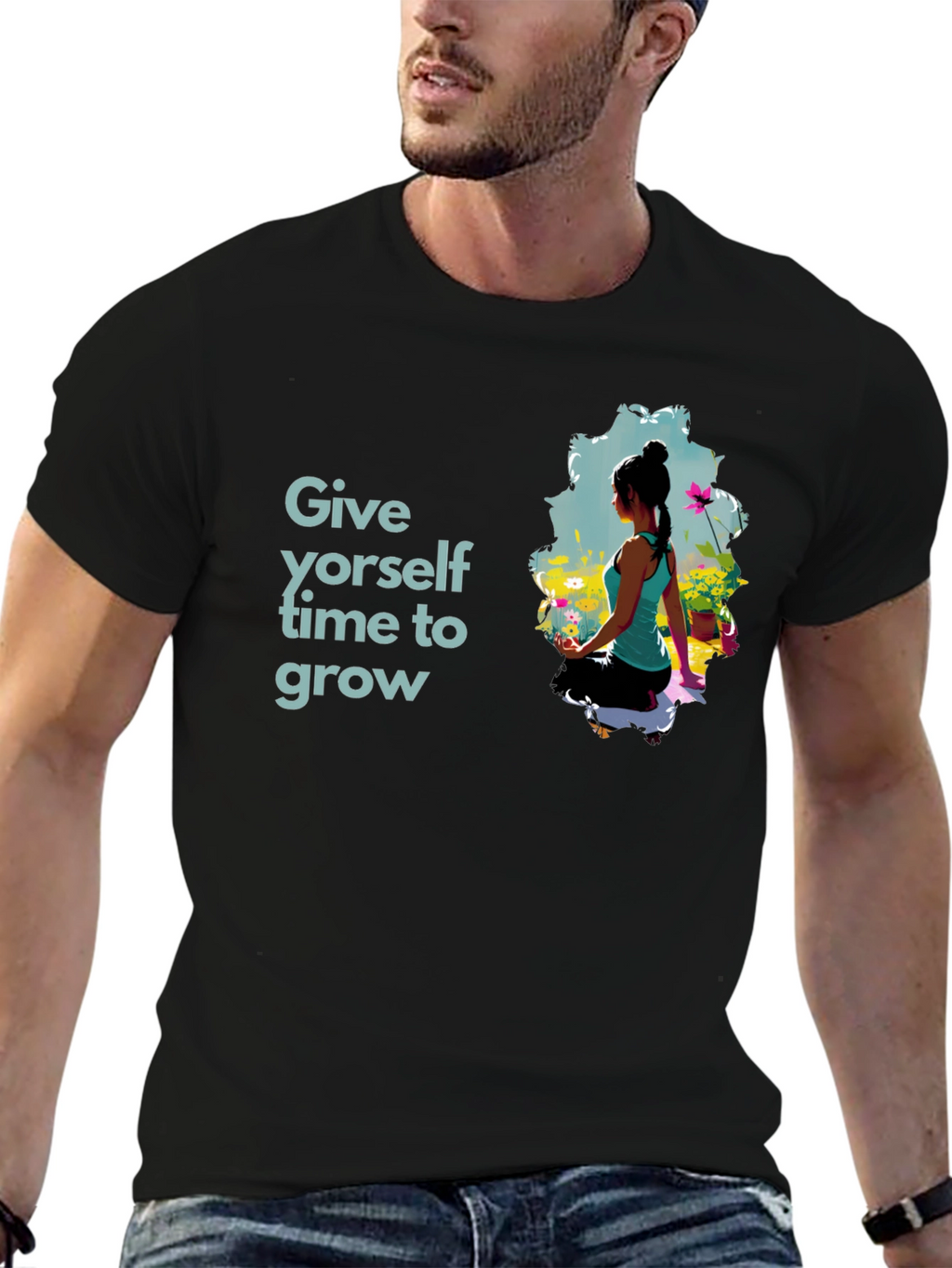Growth Mindset T-Shirt - Yoga and Inspiration