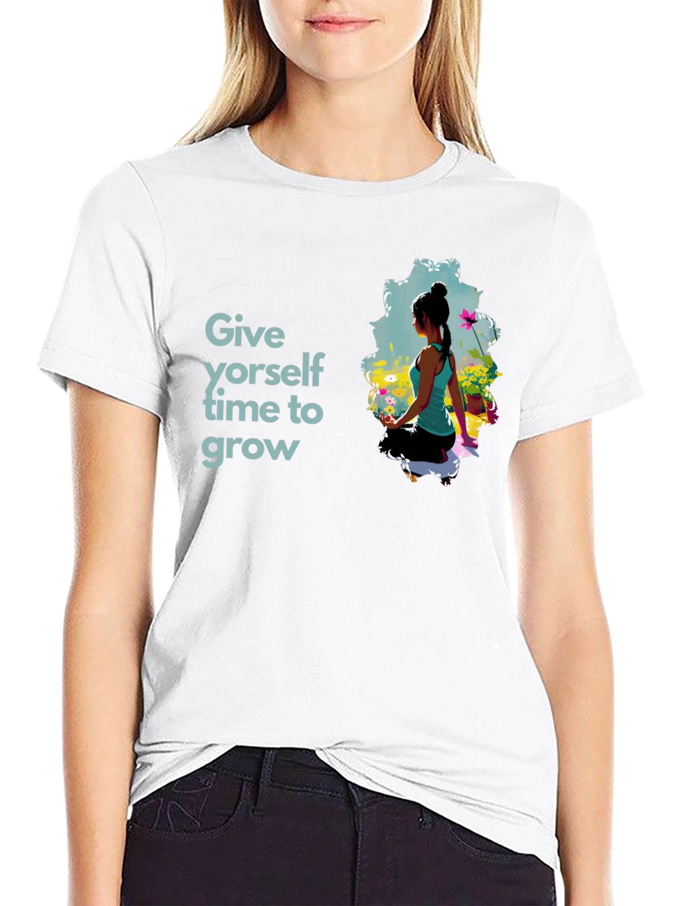Growth Mindset T-Shirt - Yoga and Inspiration