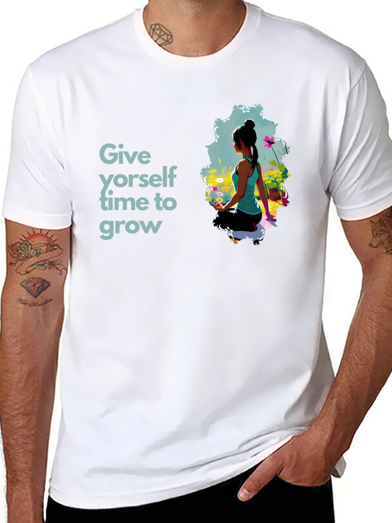 Growth Mindset T-Shirt - Yoga and Inspiration