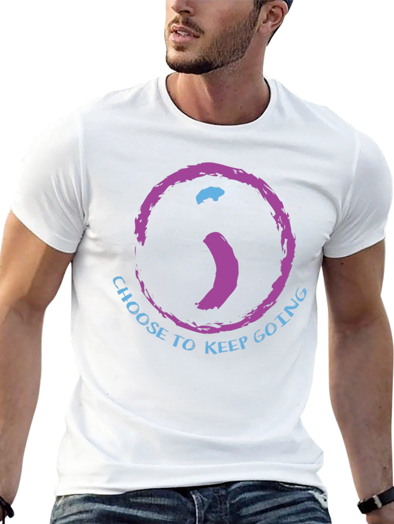 Choose To Keep Going Semicolon T-Shirt