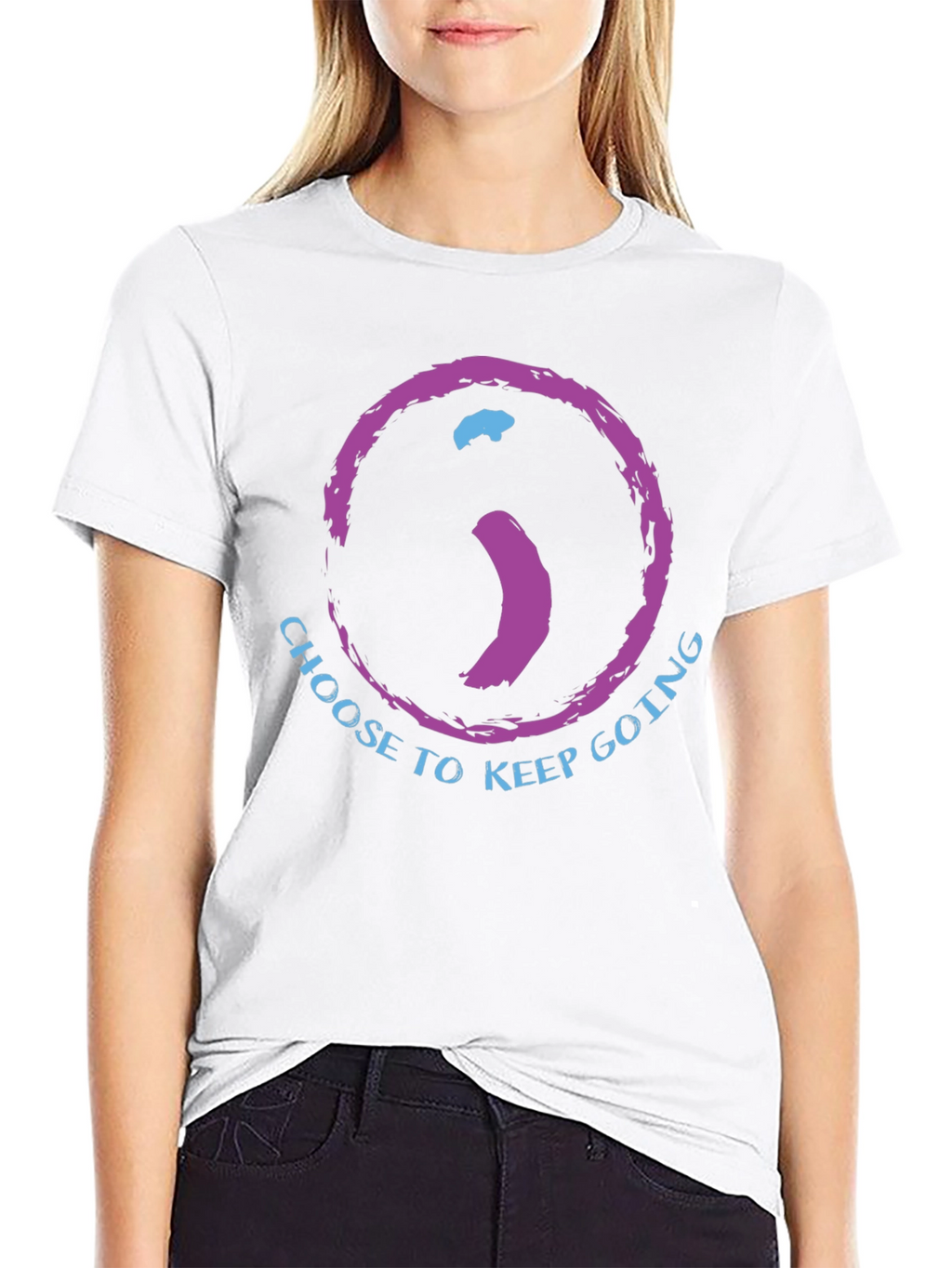 Choose To Keep Going Semicolon T-Shirt