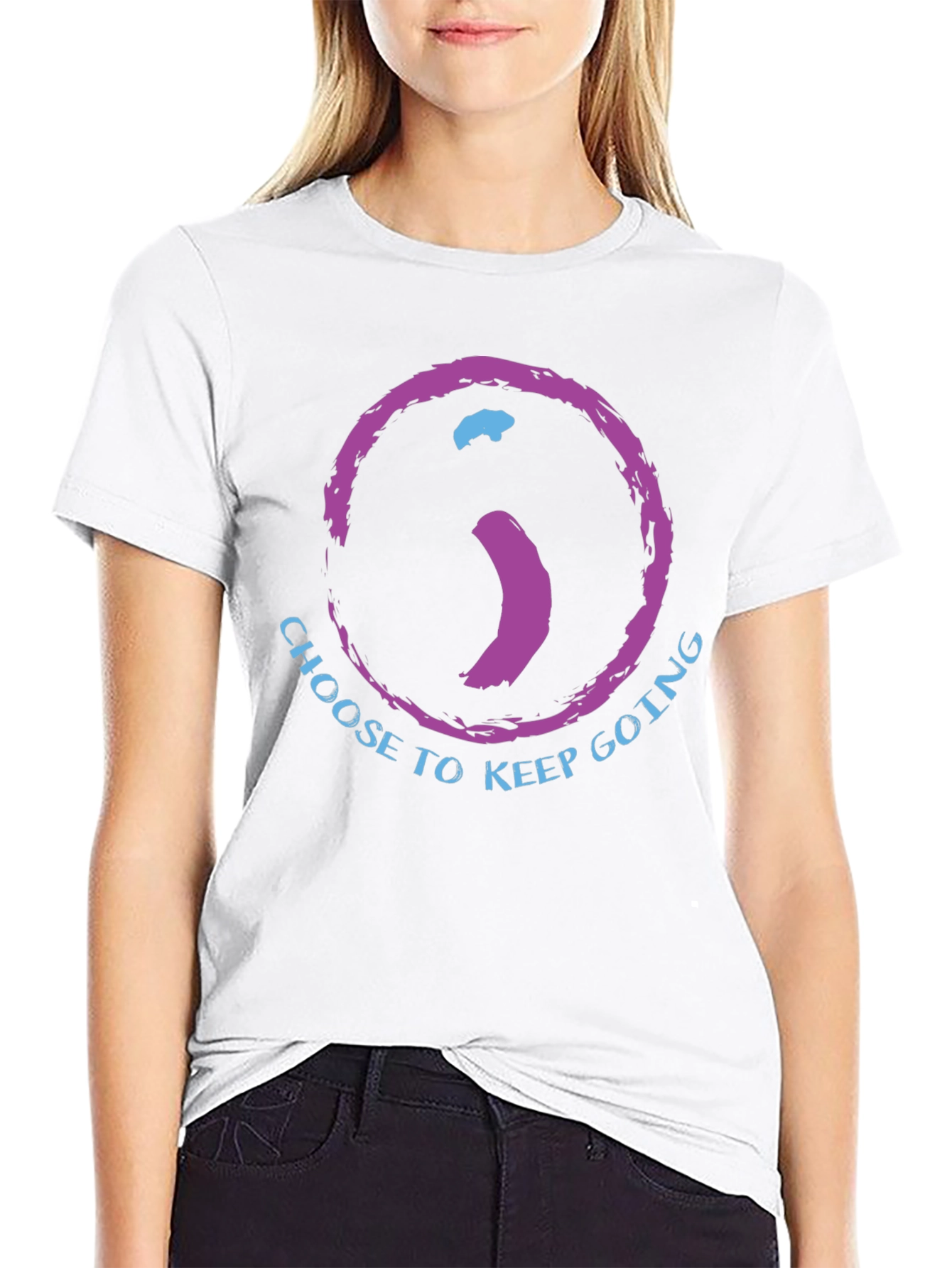 Choose To Keep Going Semicolon T-Shirt