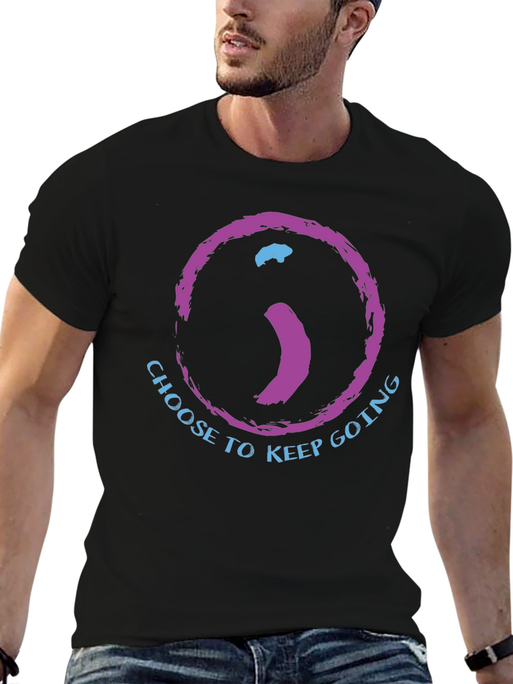 Choose To Keep Going Semicolon T-Shirt