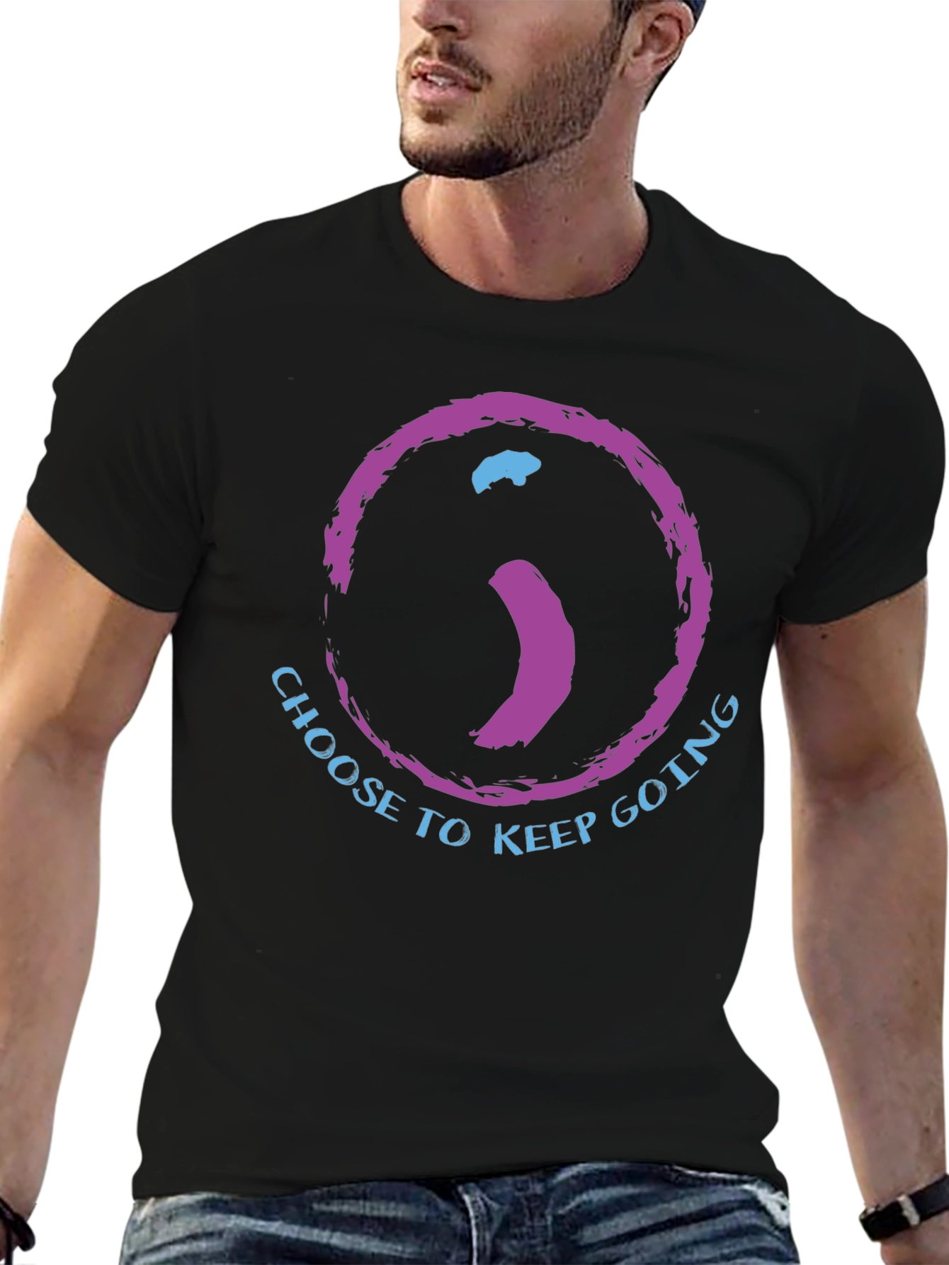 Choose To Keep Going Semicolon T-Shirt