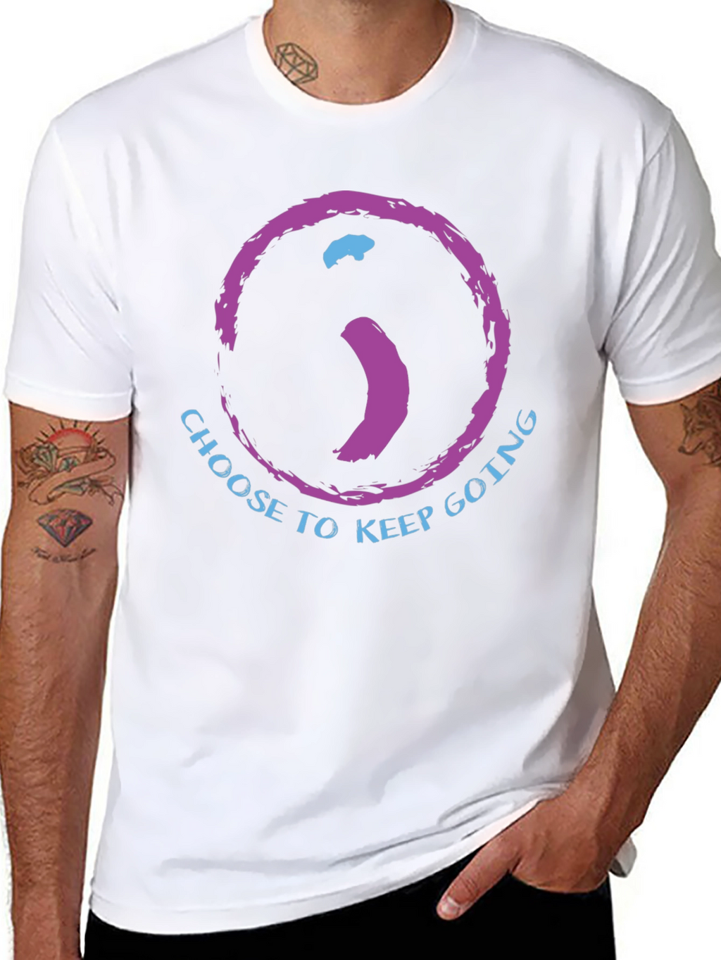 Choose To Keep Going Semicolon T-Shirt