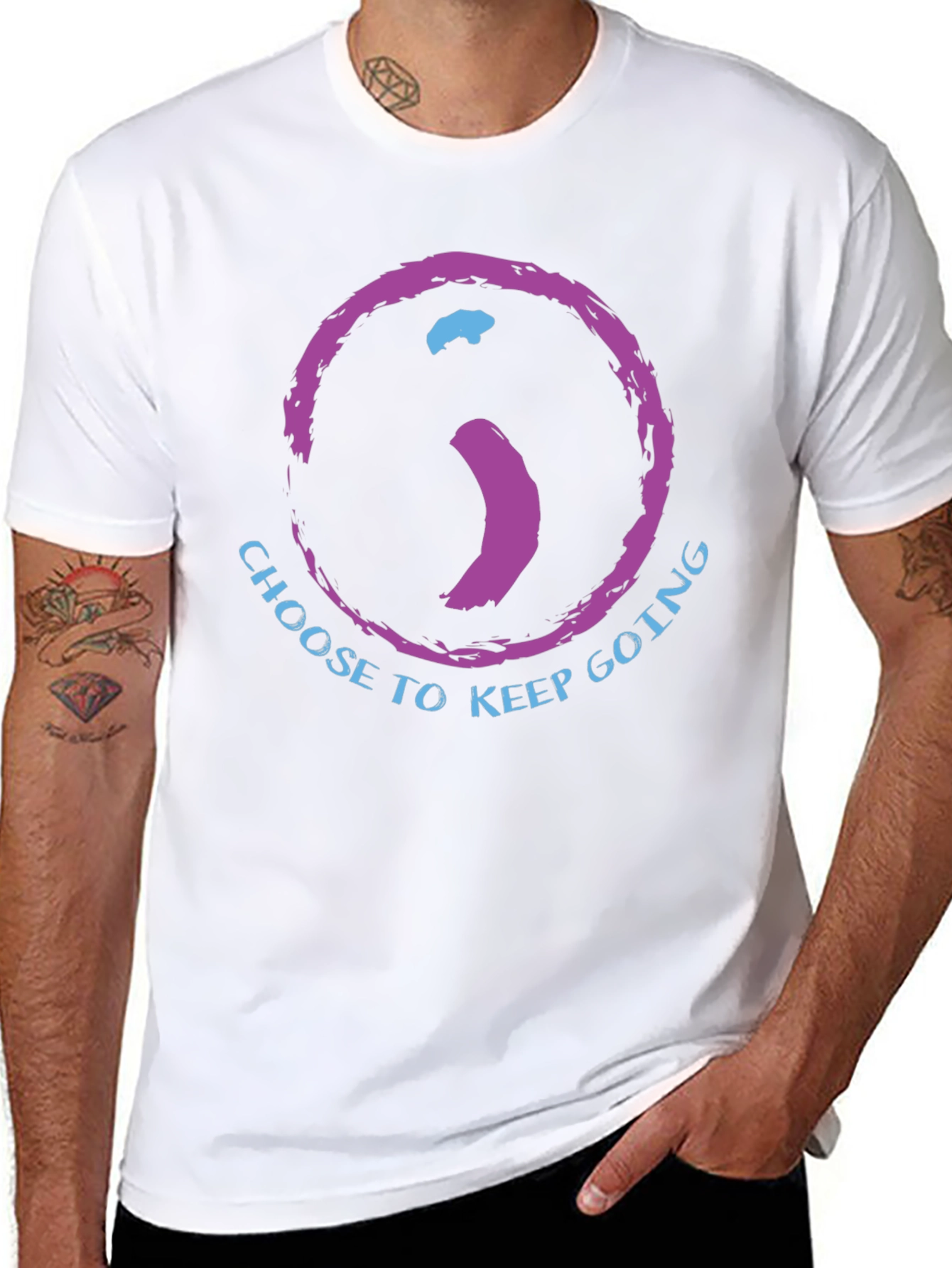 Choose To Keep Going Semicolon T-Shirt