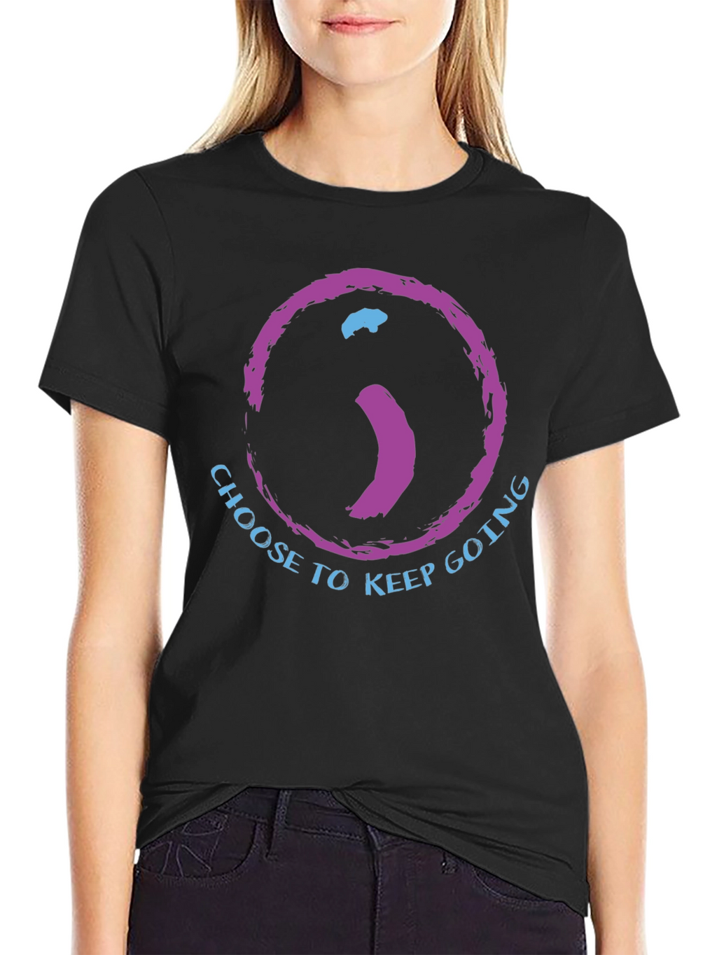 Choose To Keep Going Semicolon T-Shirt