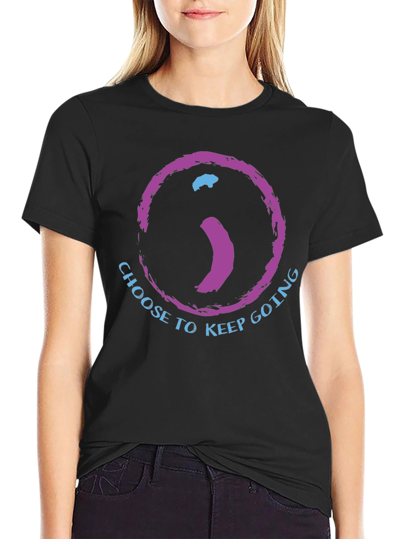 Choose To Keep Going Semicolon T-Shirt