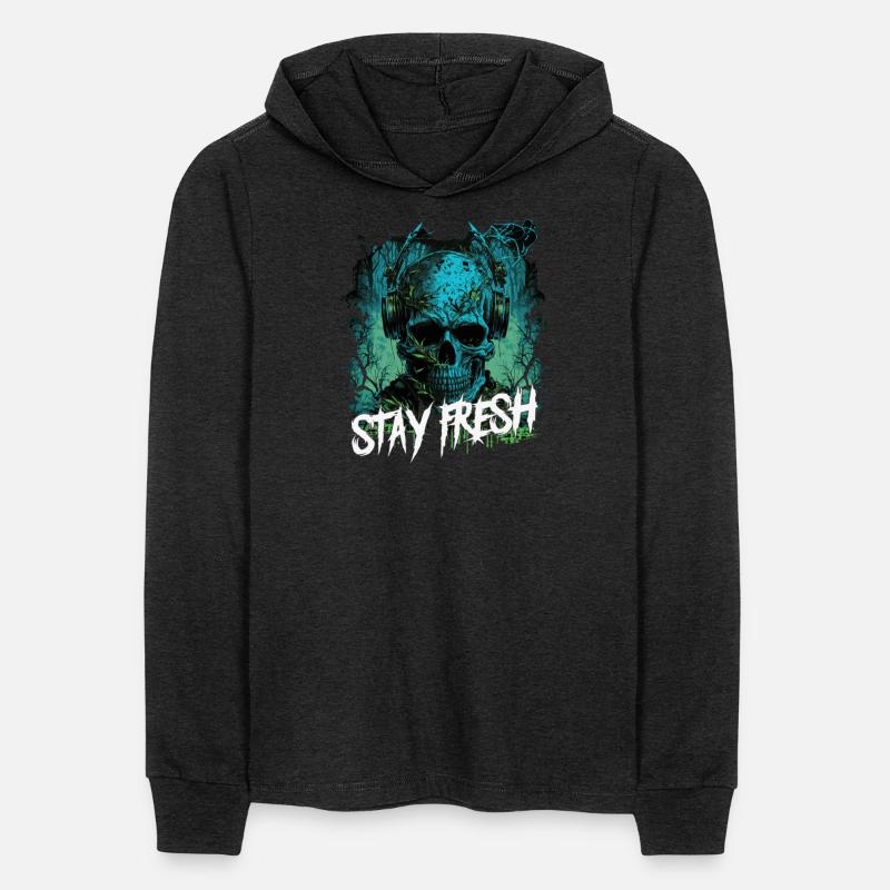 Zombie skull Disc Jockey