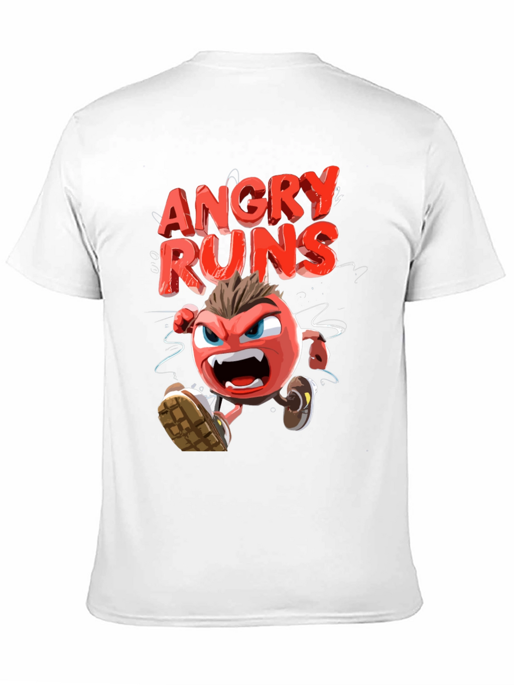 Angry Runs Black Graphic Tee