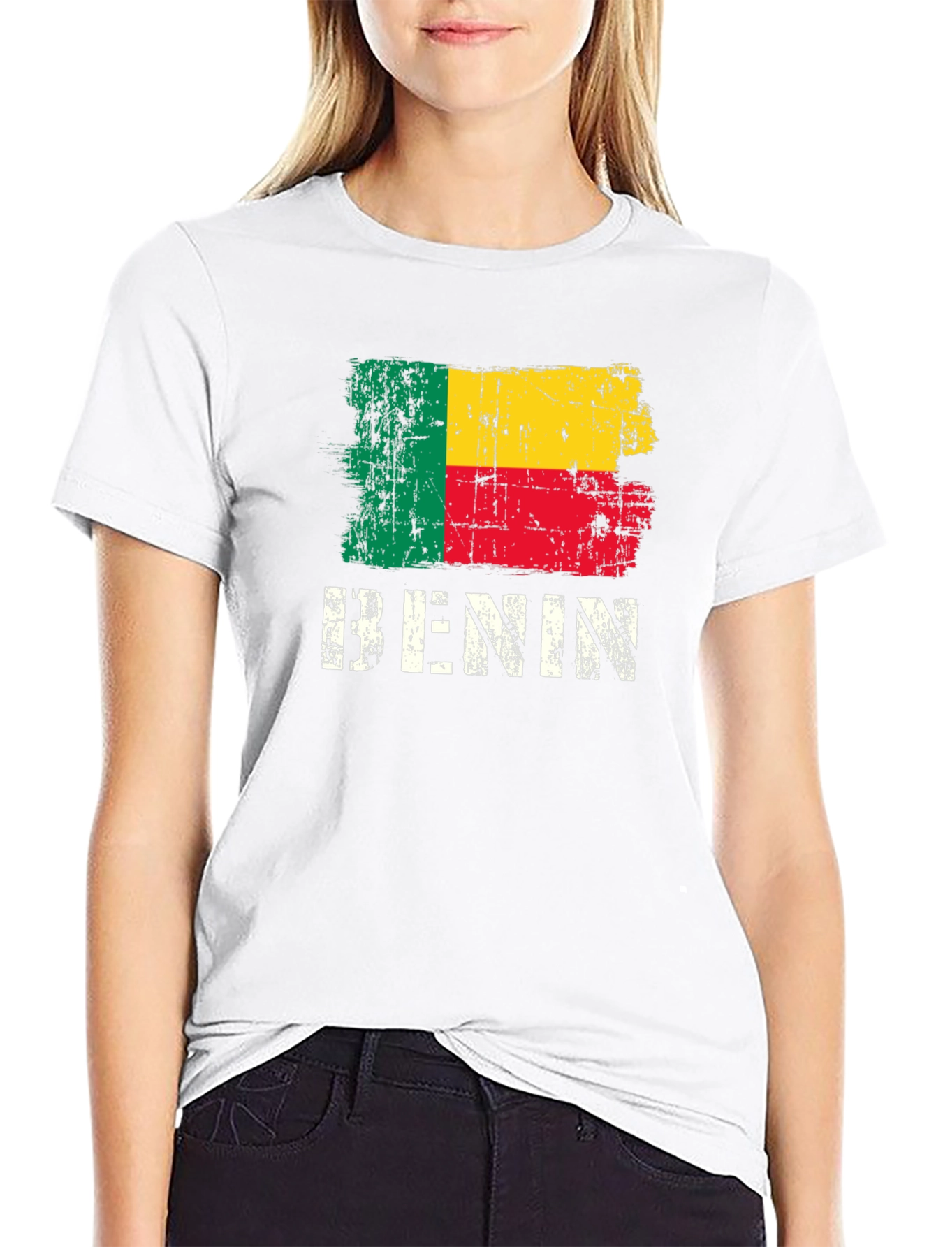 Benin Flag Graphic T-Shirt