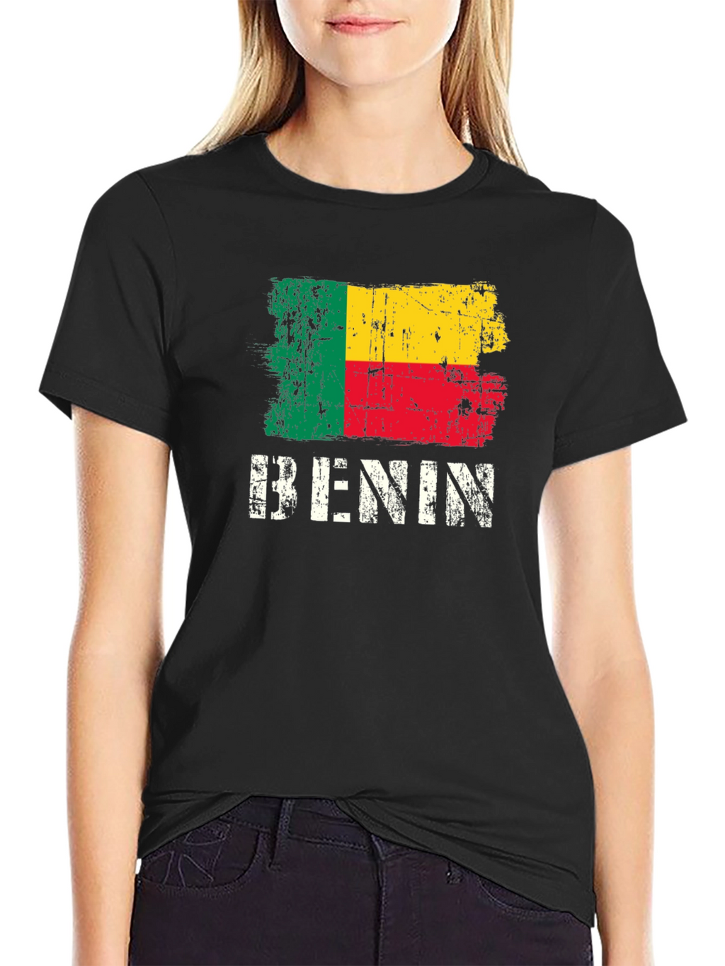 Benin Flag Graphic T-Shirt