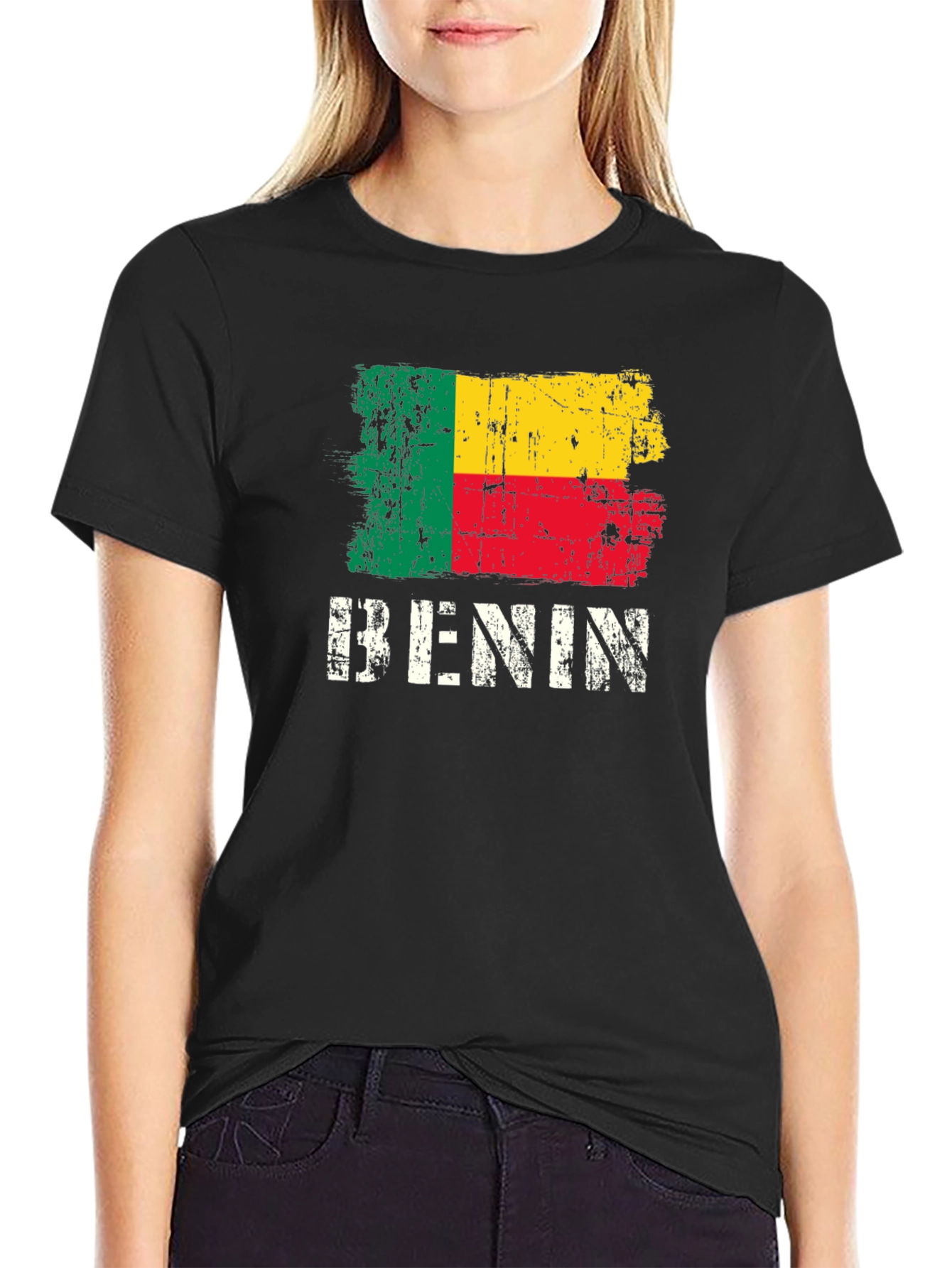 Benin Flag Graphic T-Shirt